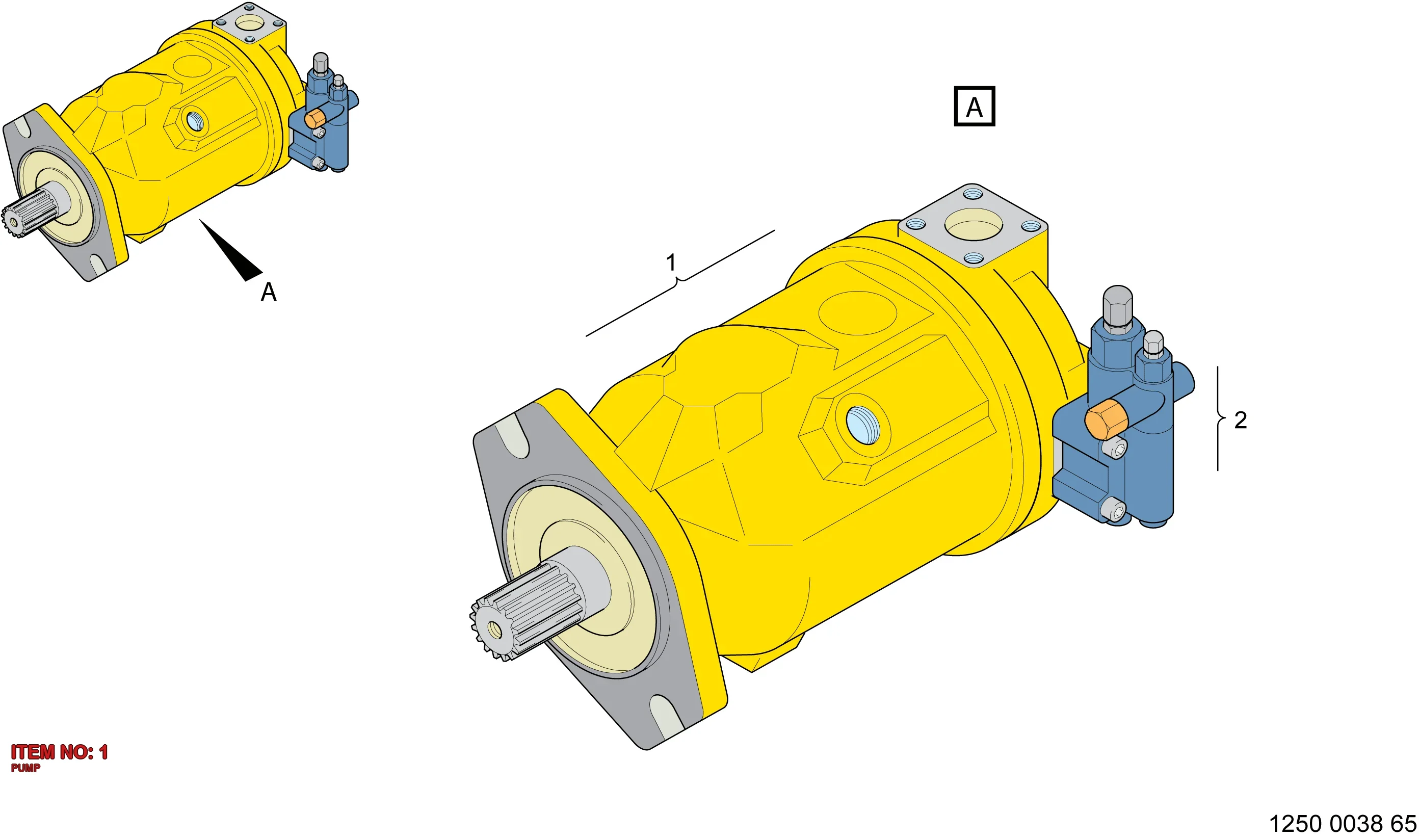 3217 9203 01 PUMP - Technical Drawing