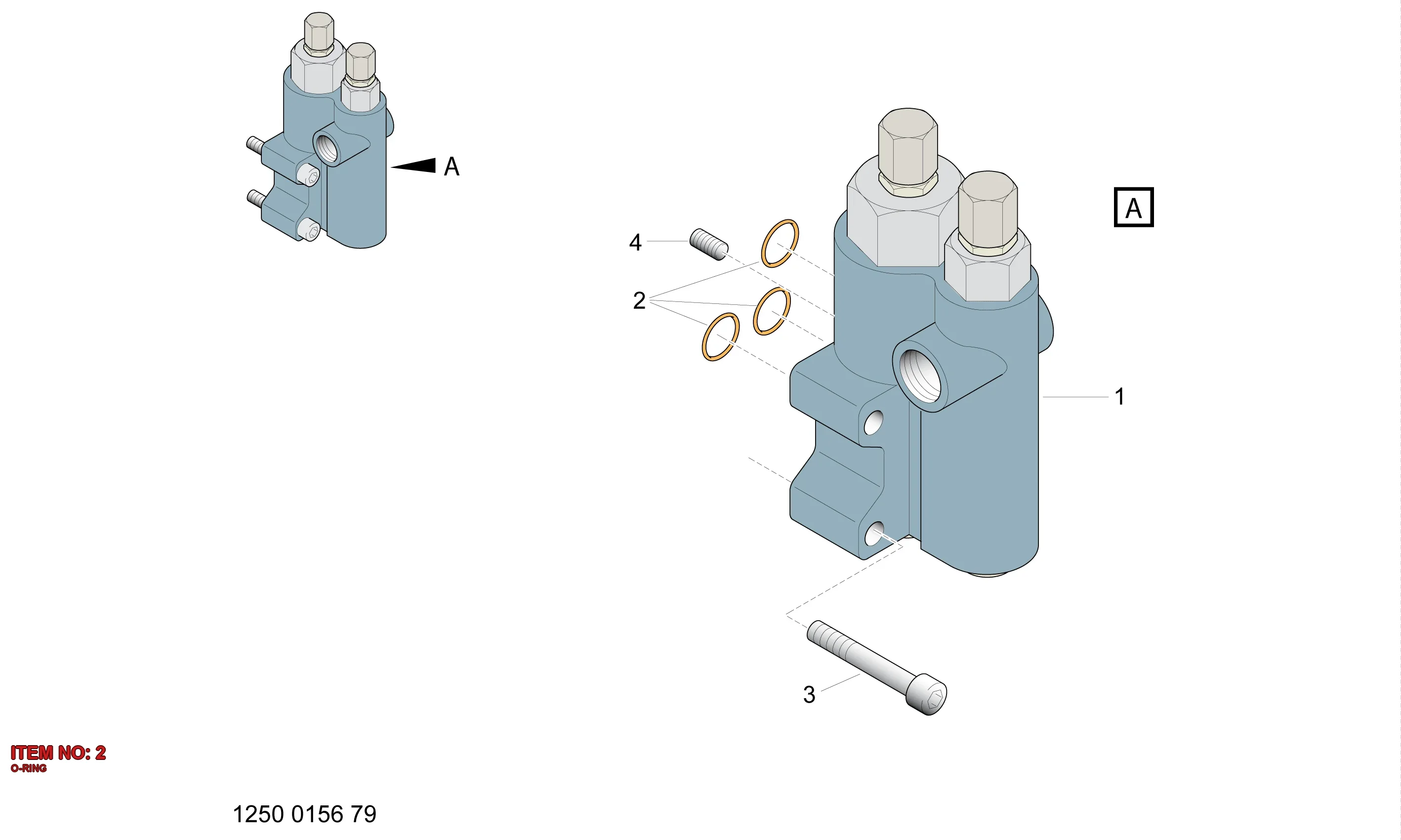 3217 9203 59 O-RING - Technical Drawing