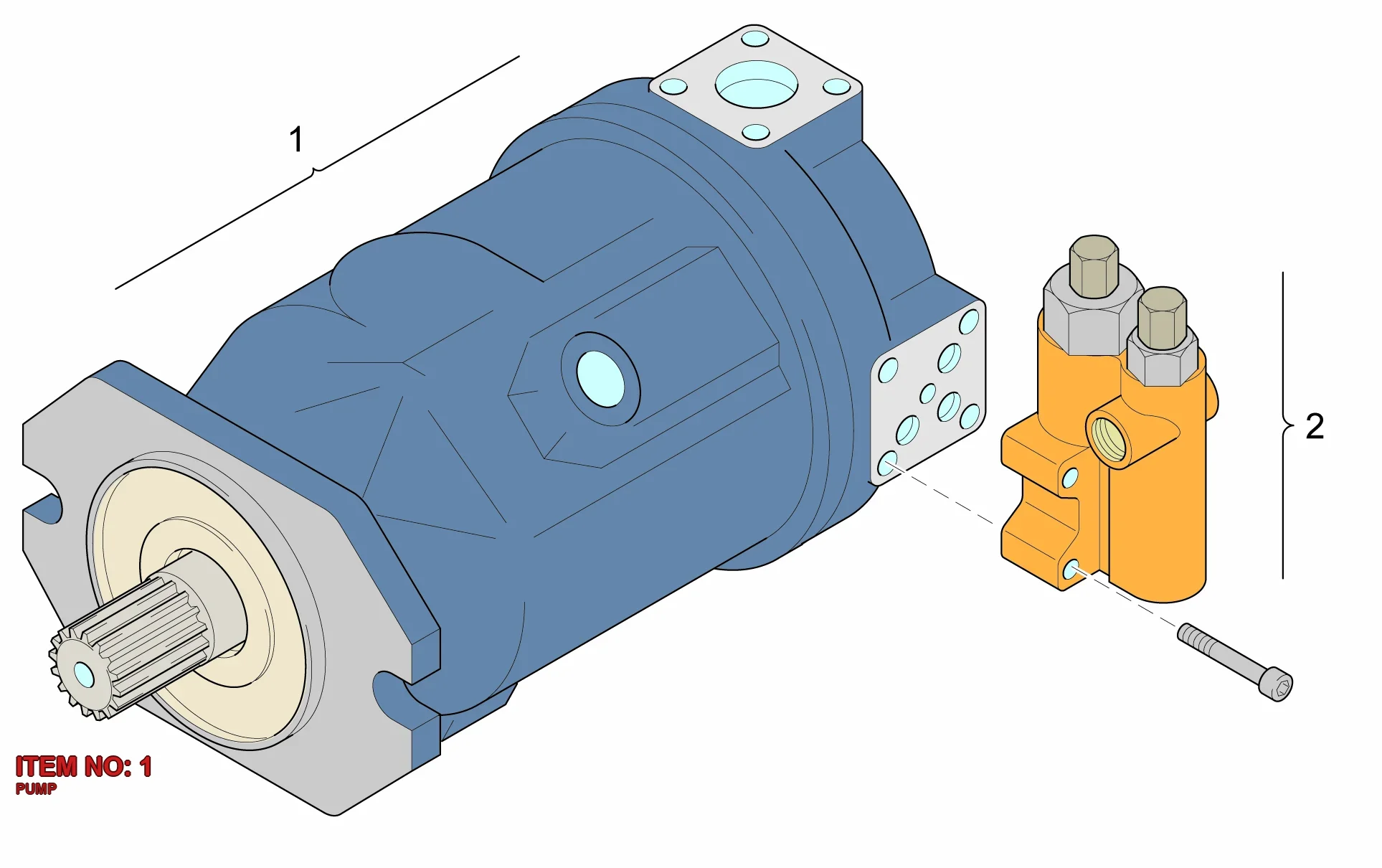 3217 9206 05 PUMP - Technical Drawing
