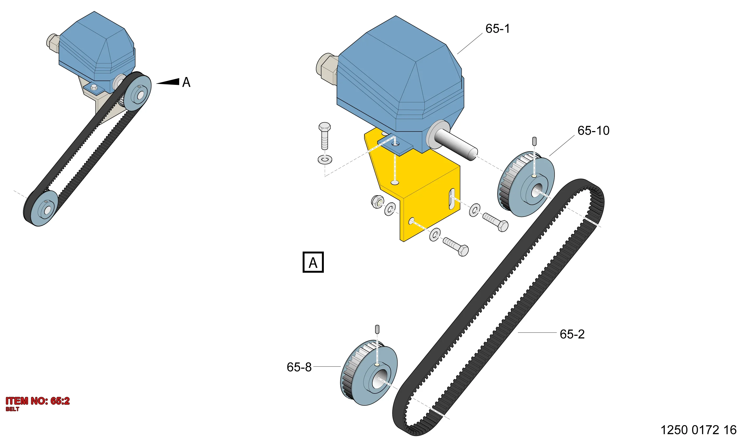 3217 9295 66 BELT - Technical Drawing
