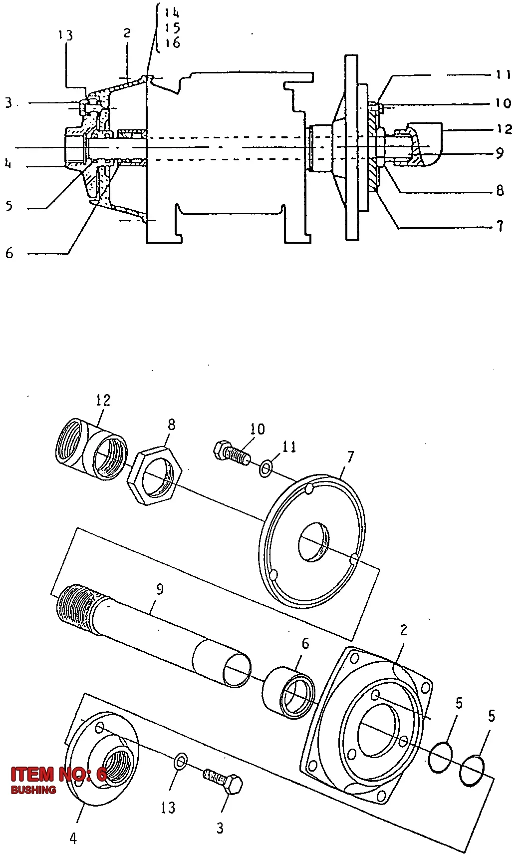 3217 9296 17 BUSHING - Technical Drawing