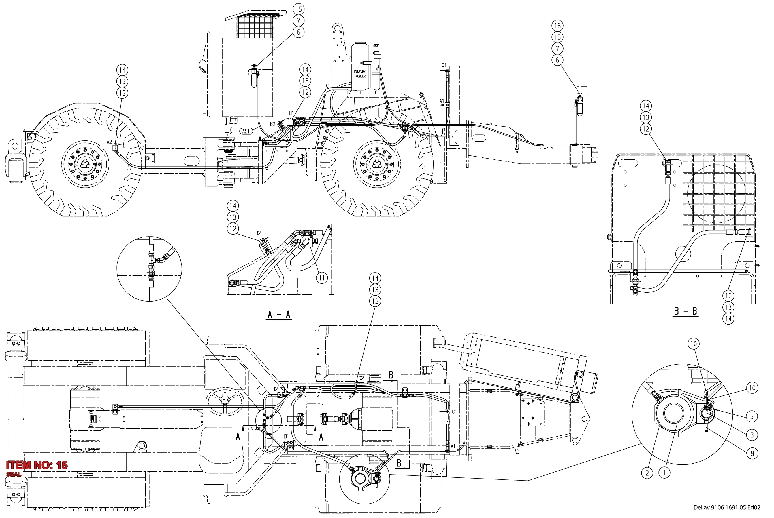 3217 9316 25 SEAL - Technical Drawing