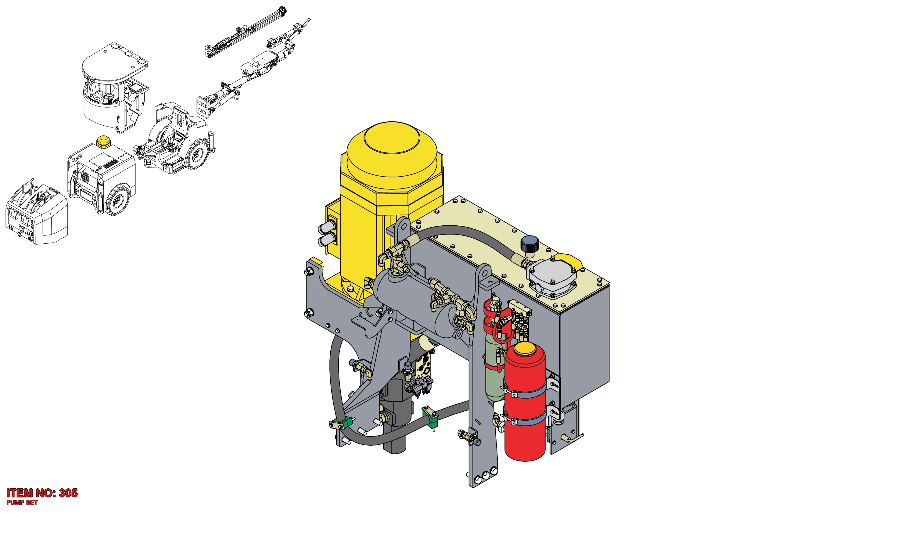 3217 9553 85 PUMP SET - Technical Drawing