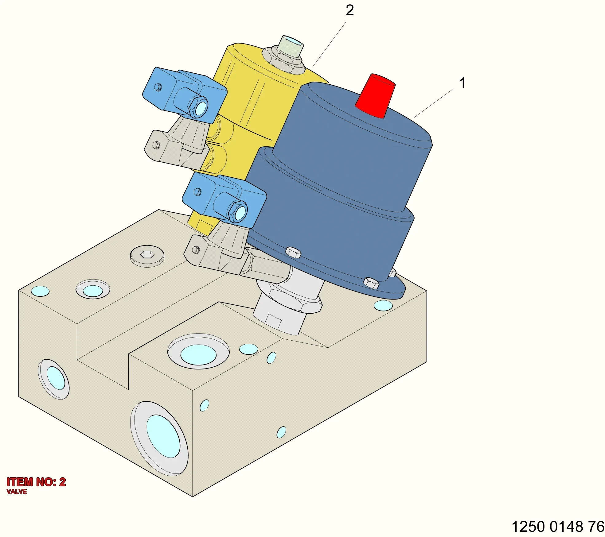 3217 9581 65 VALVE - Technical Drawing