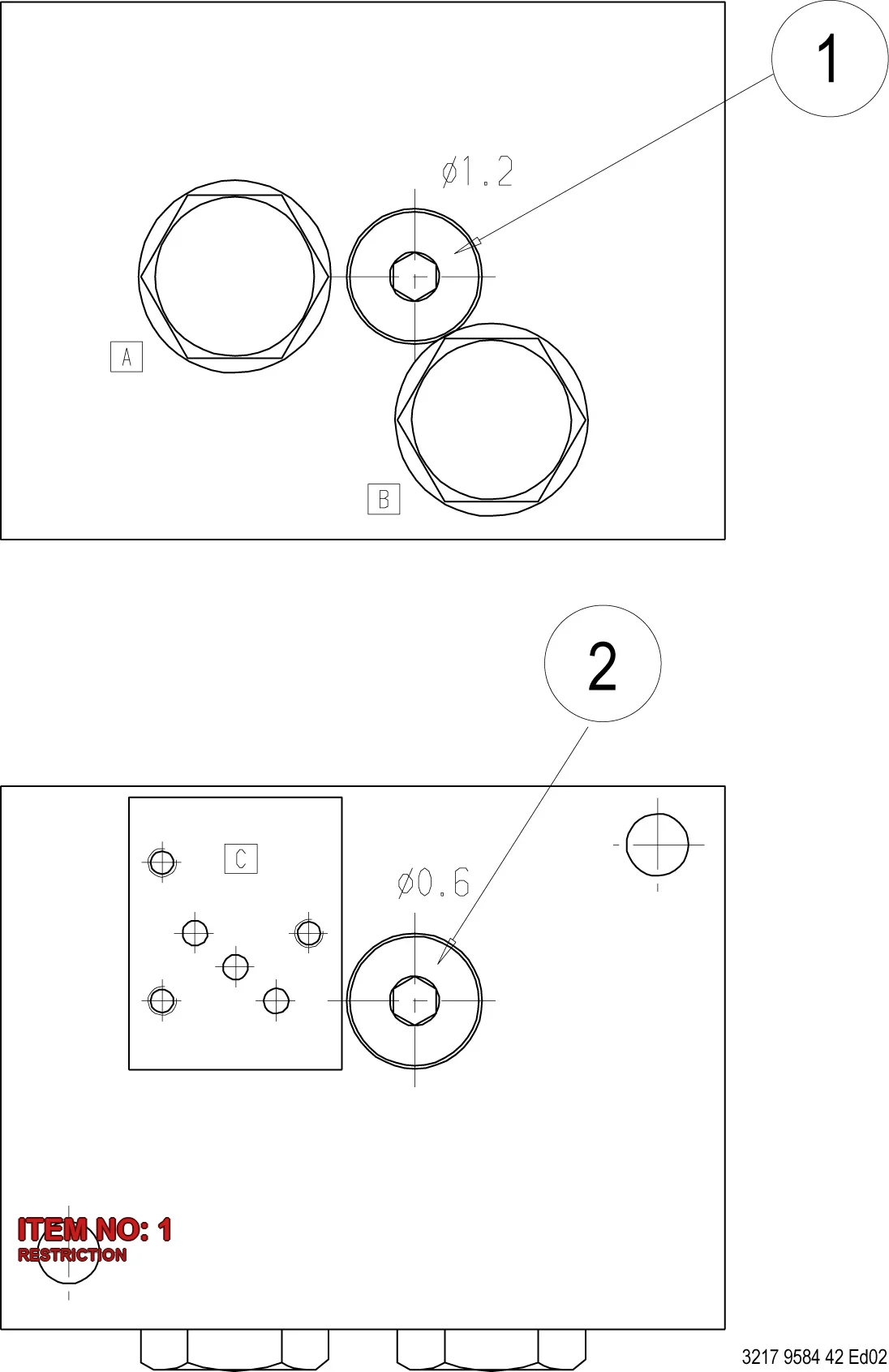 3217 9584 43 RESTRICTION - Technical Drawing