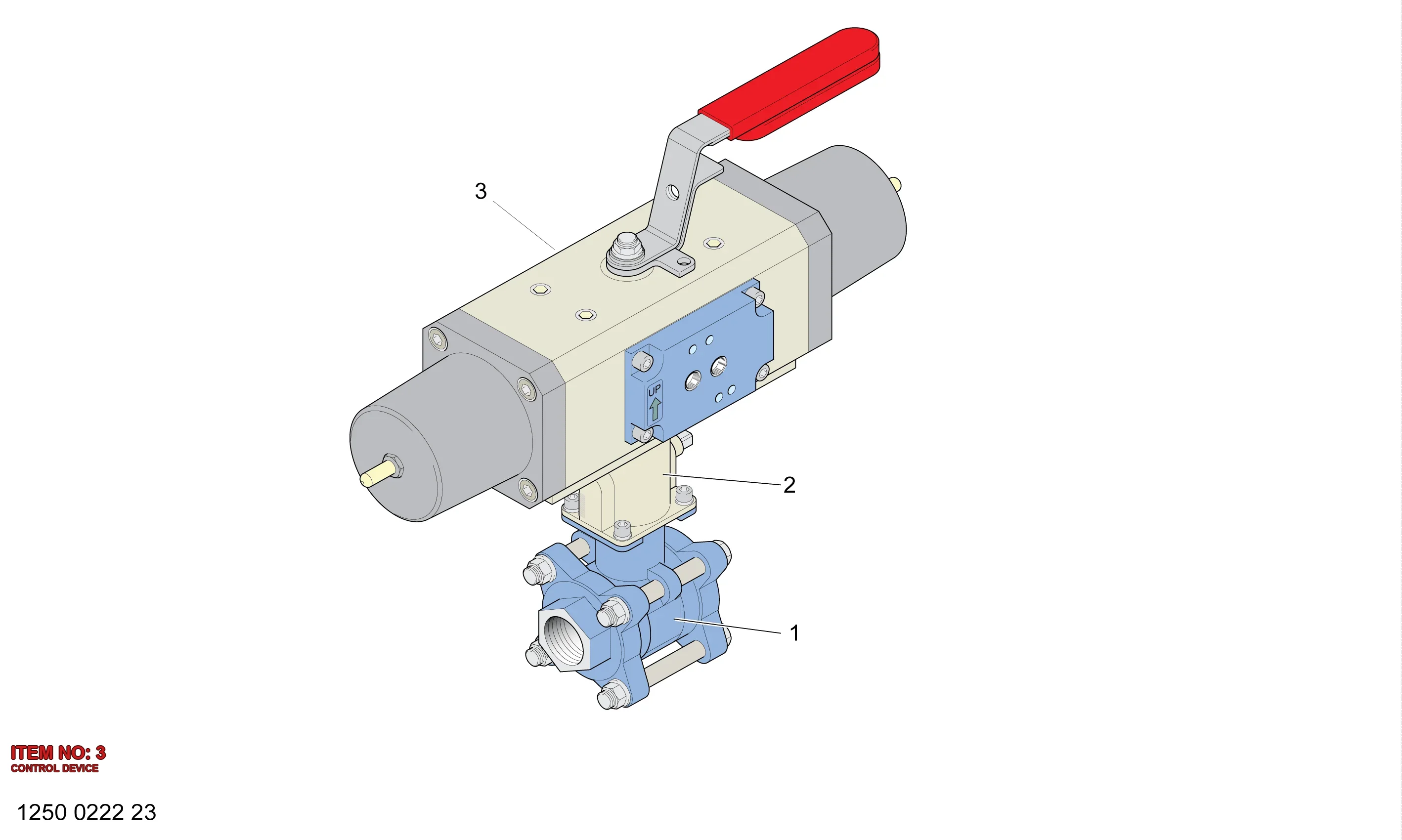 3217 9588 05 CONTROL DEVICE - Technical Drawing