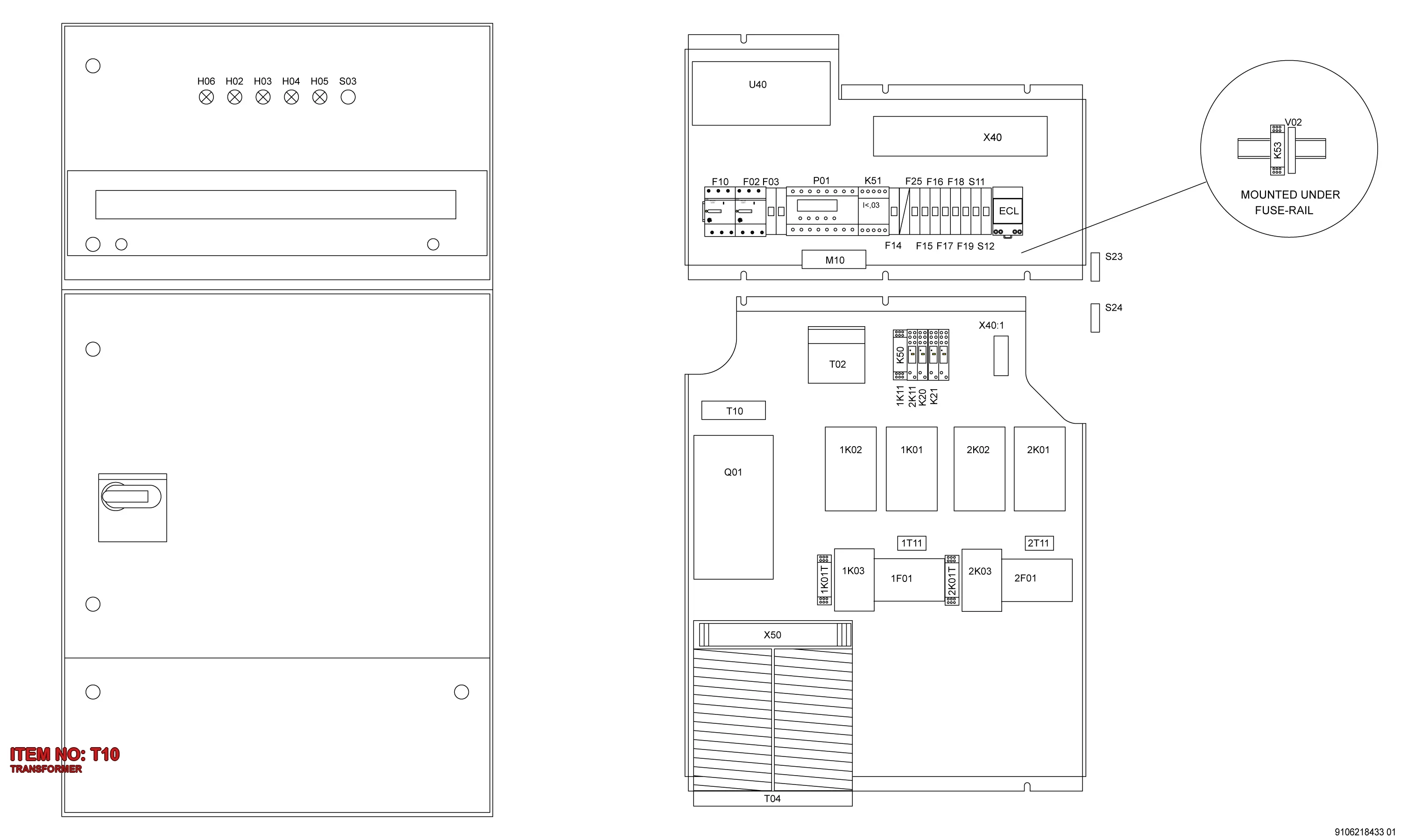 3217 9655 21 TRANSFORMER - Technical Drawing