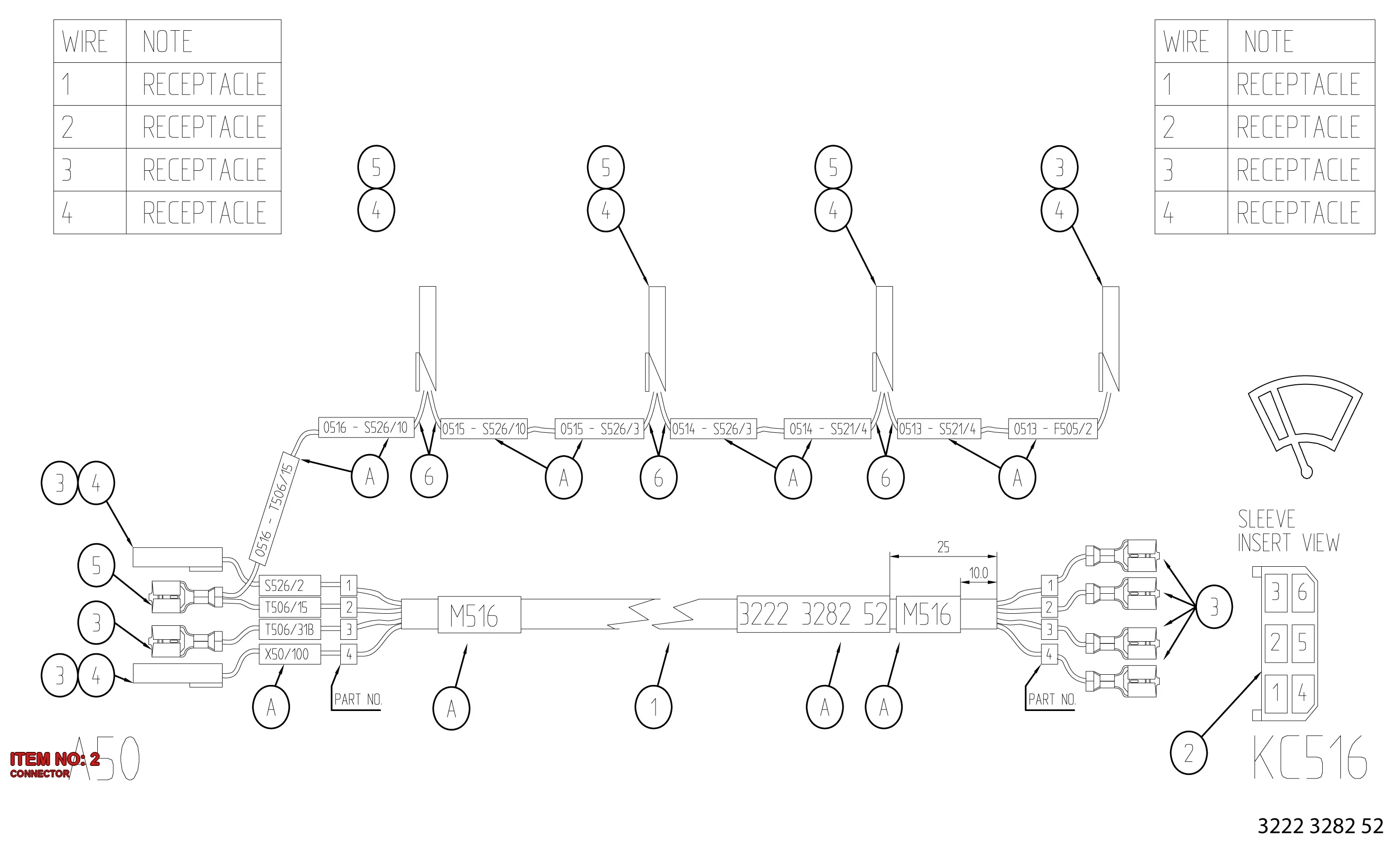 3217 9731 20 CONNECTOR - Technical Drawing