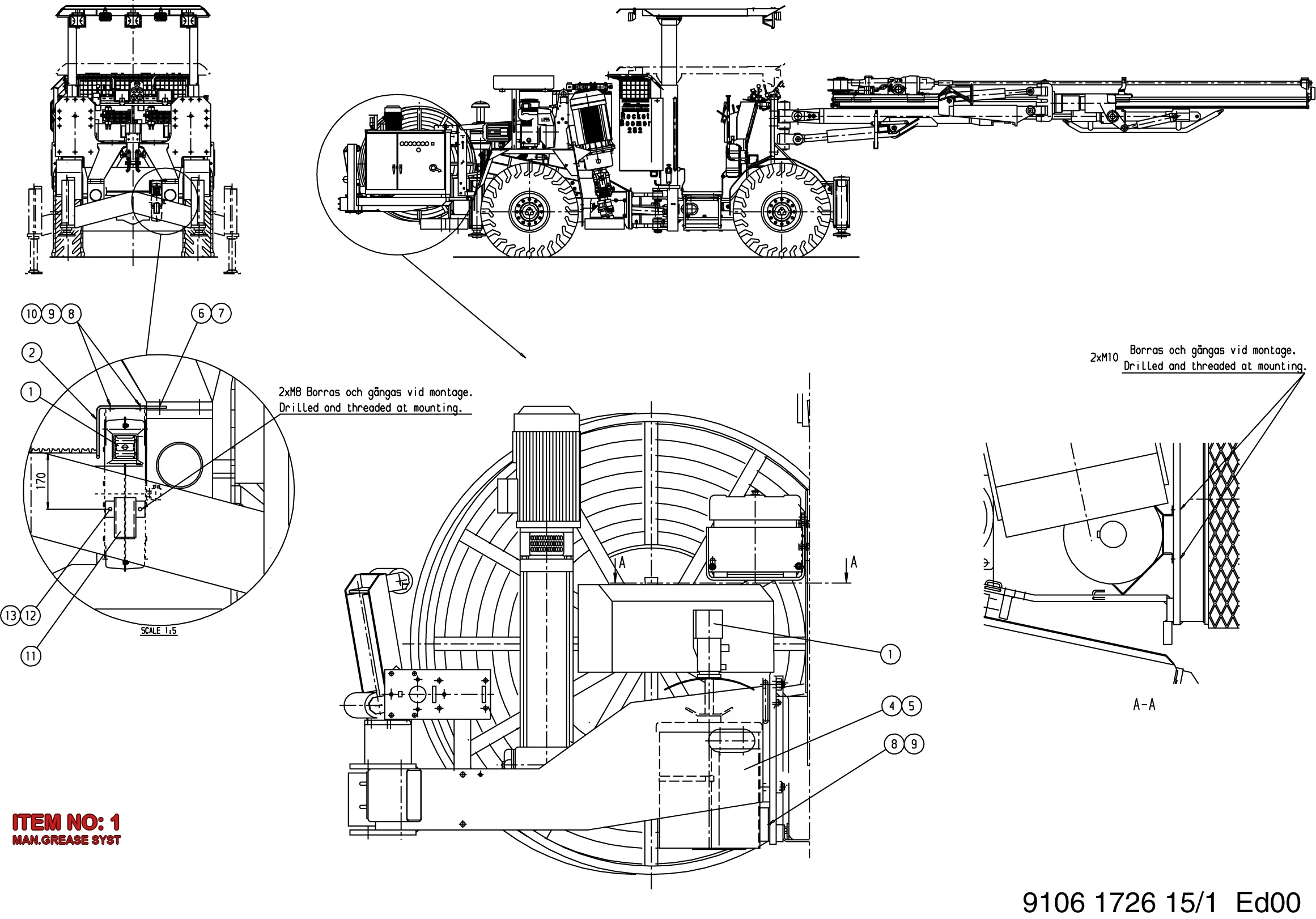 3217 9766 51 MAN.GREASE SYST - Technical Drawing