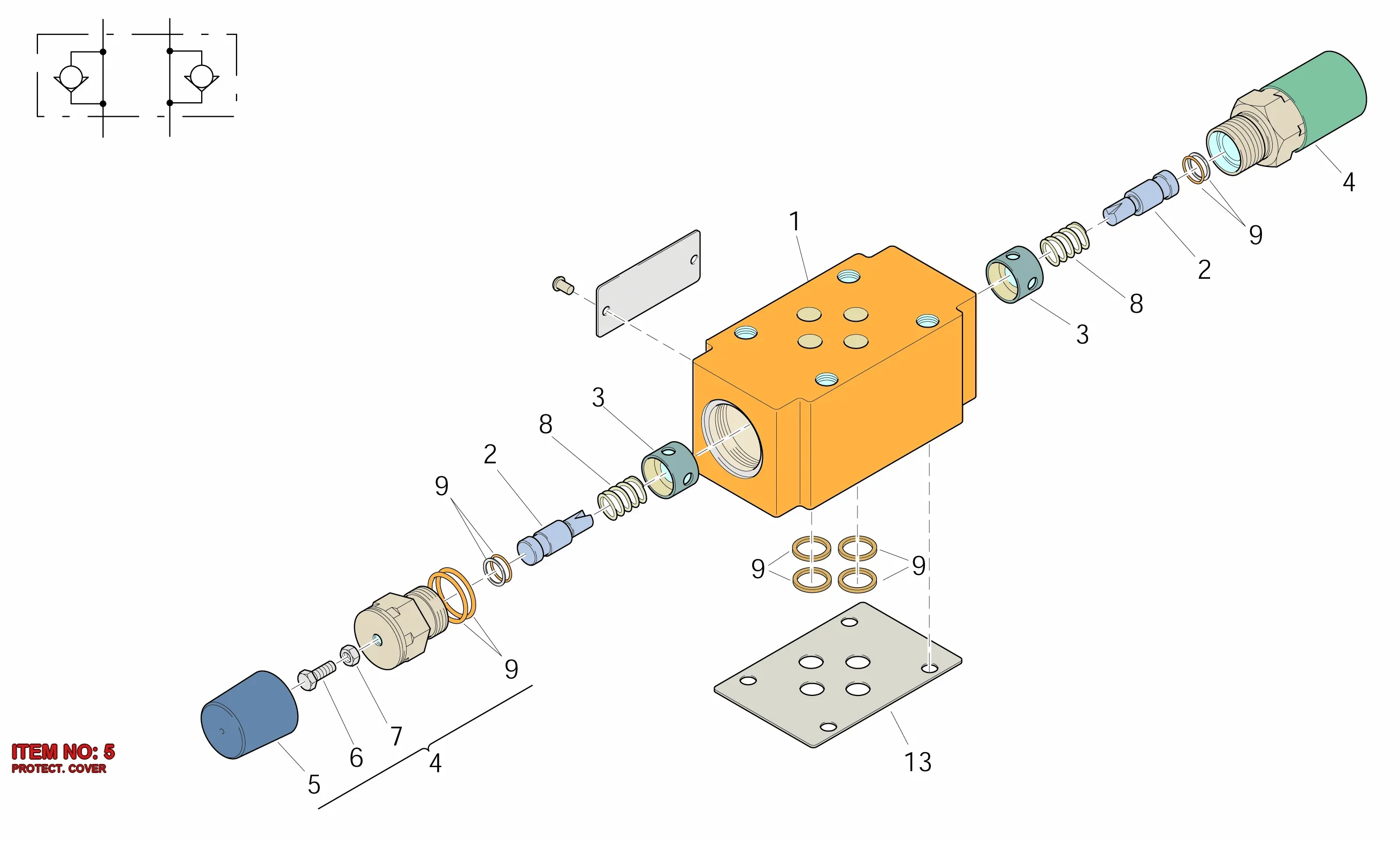 3217 9773 15 PROTECT. COVER - Technical Drawing