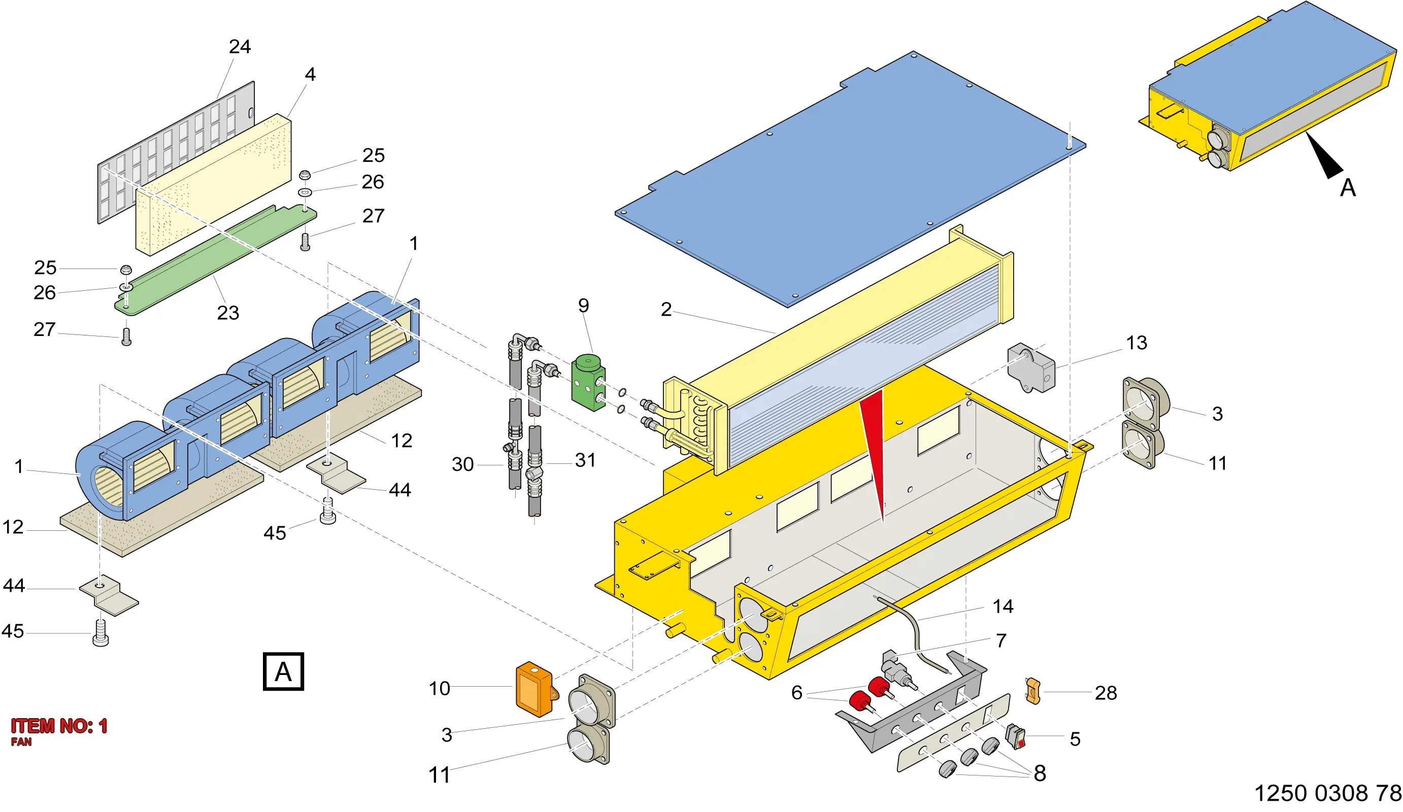 3217 9778 39 FAN - Technical Drawing