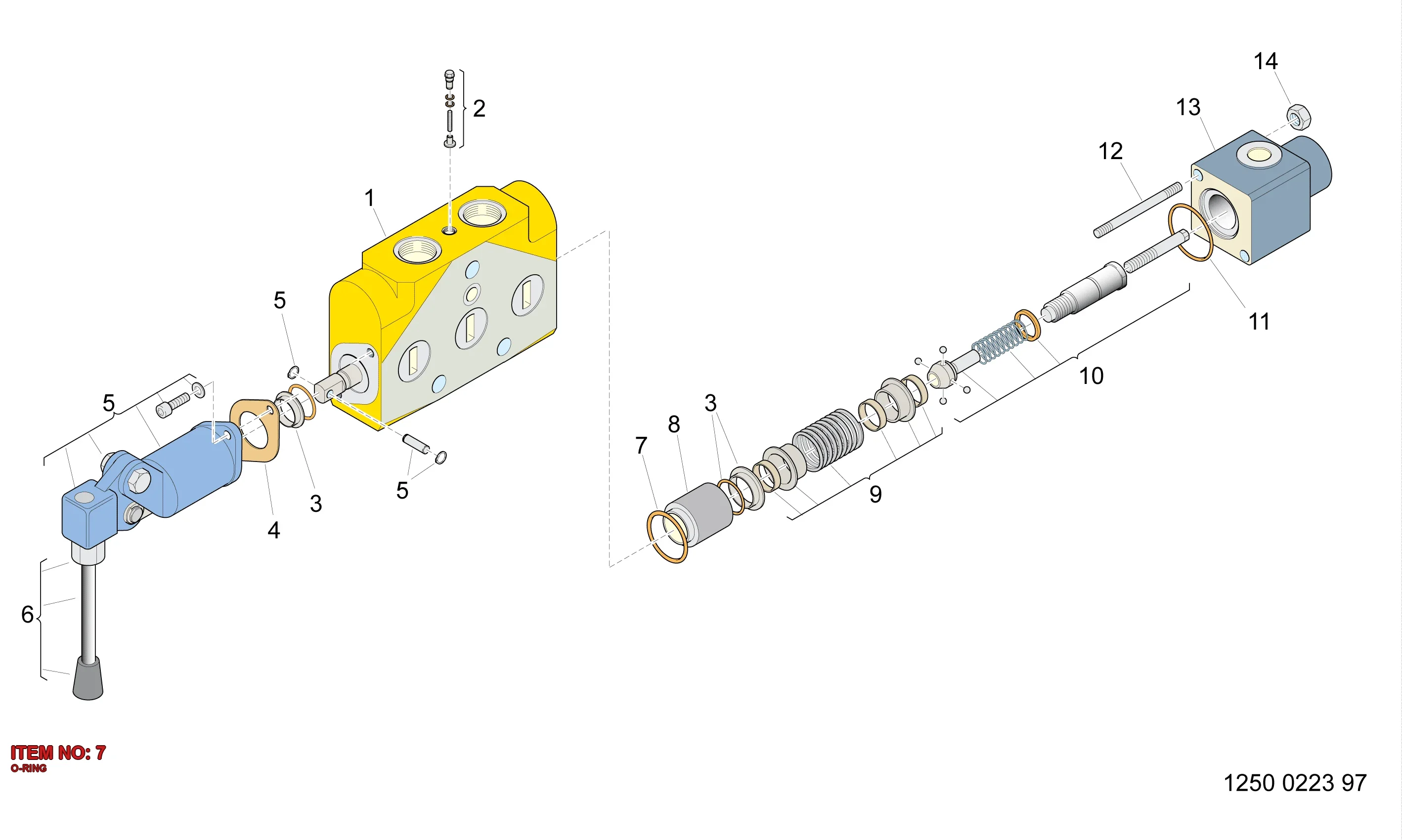 3217 9834 28 O-RING - Technical Drawing