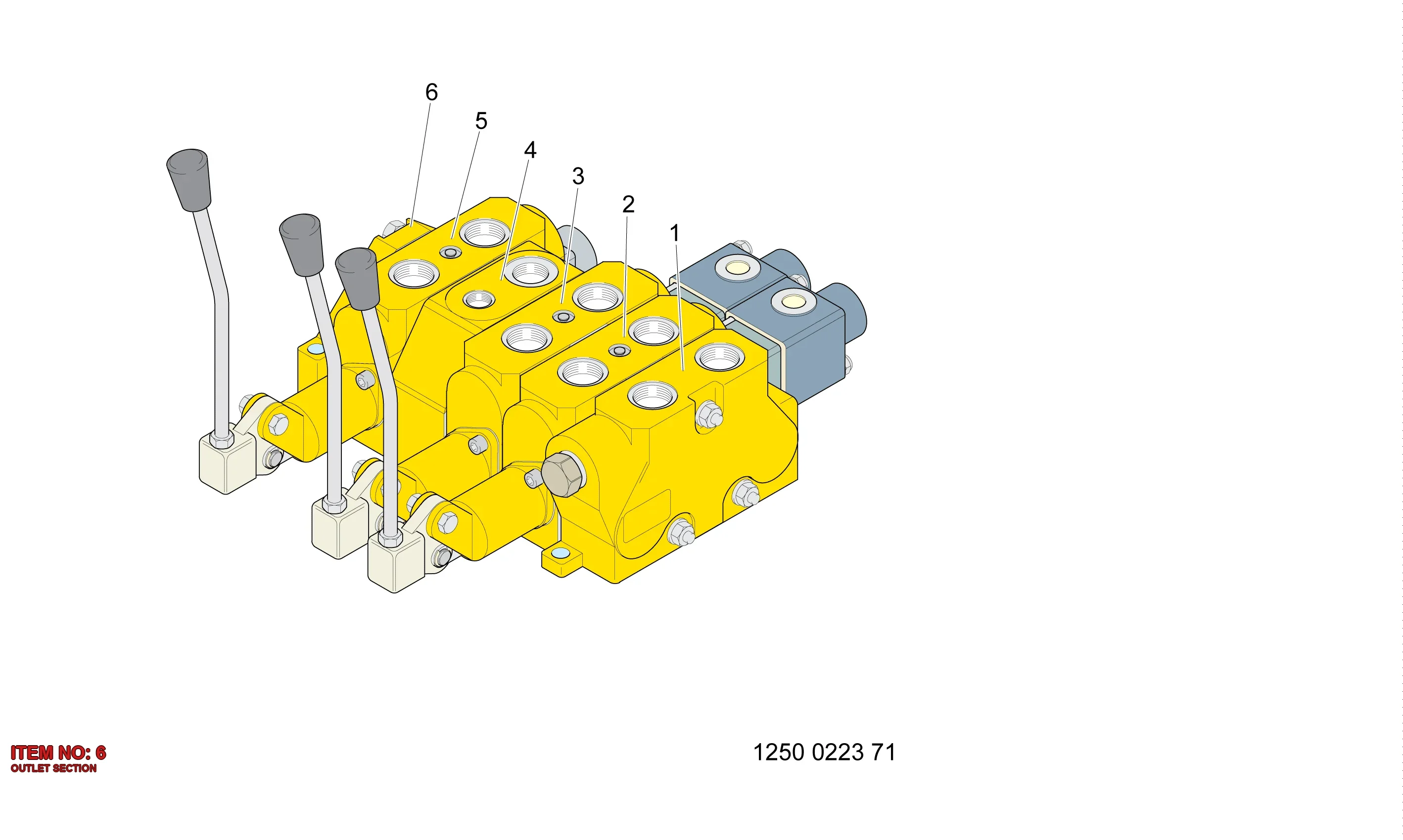 3217 9834 79 OUTLET SECTION - Technical Drawing