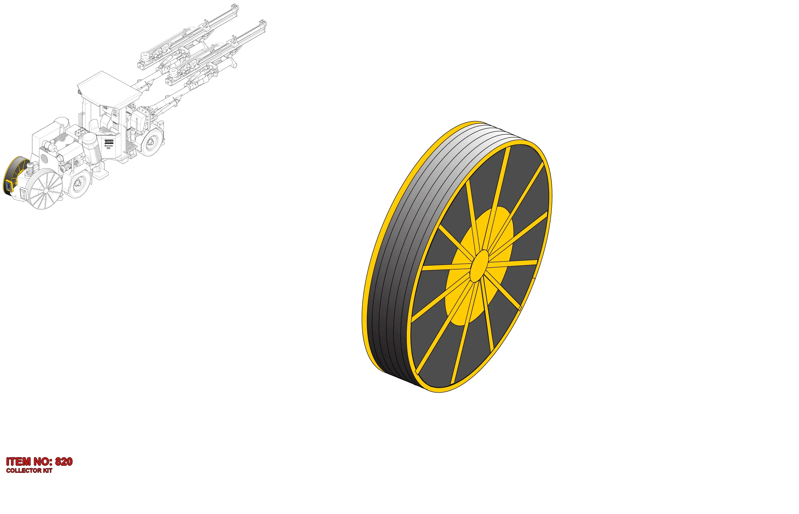 3217 9880 85 COLLECTOR KIT - Technical Drawing