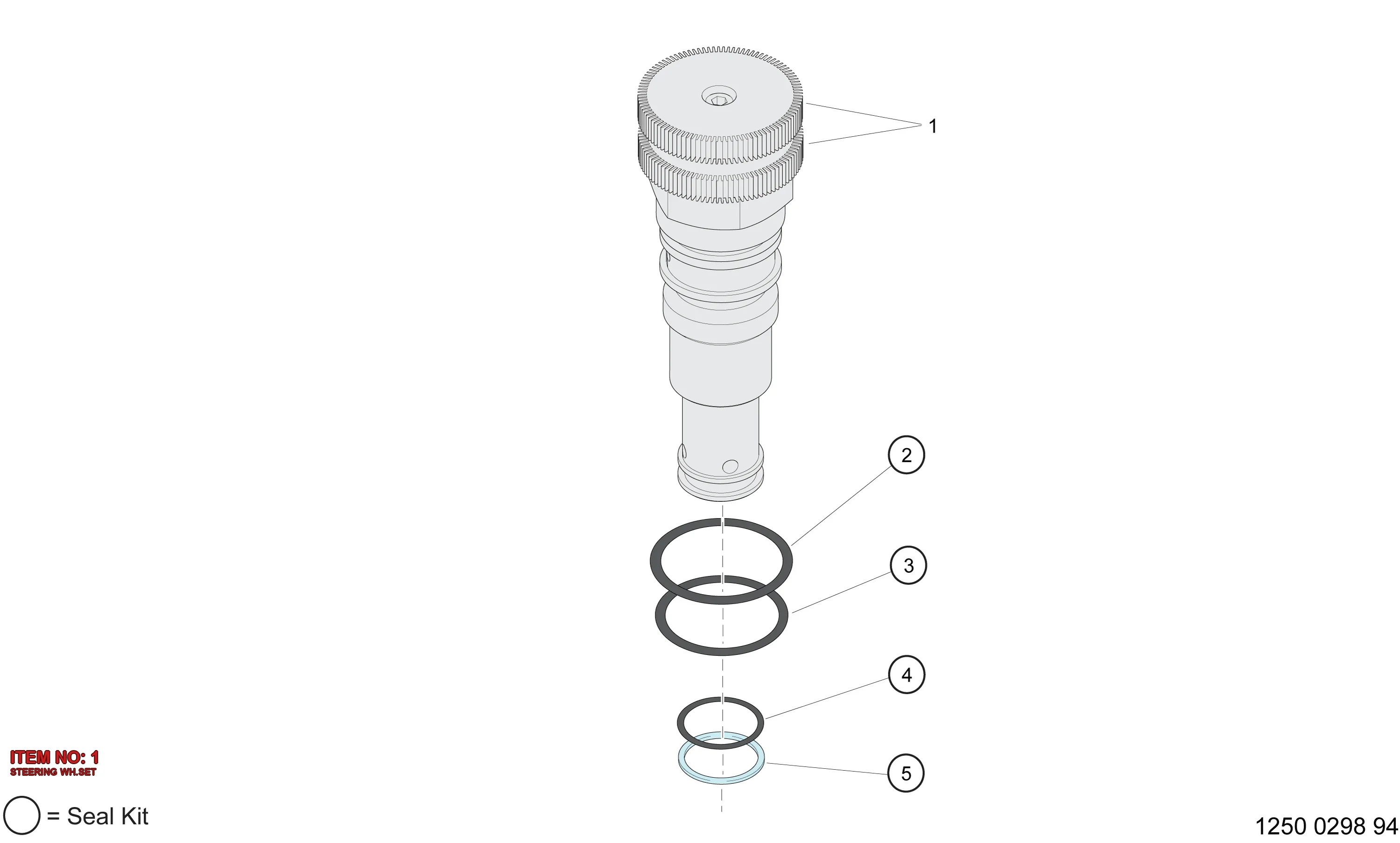 3217 9963 23 STEERING WH.SET - Technical Drawing