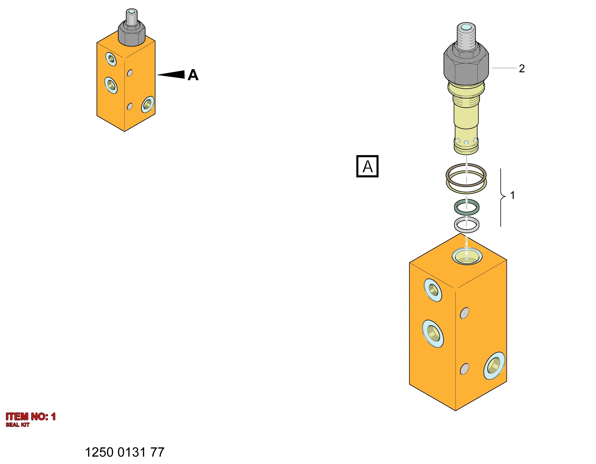3217 9963 24 SEAL KIT - Technical Drawing