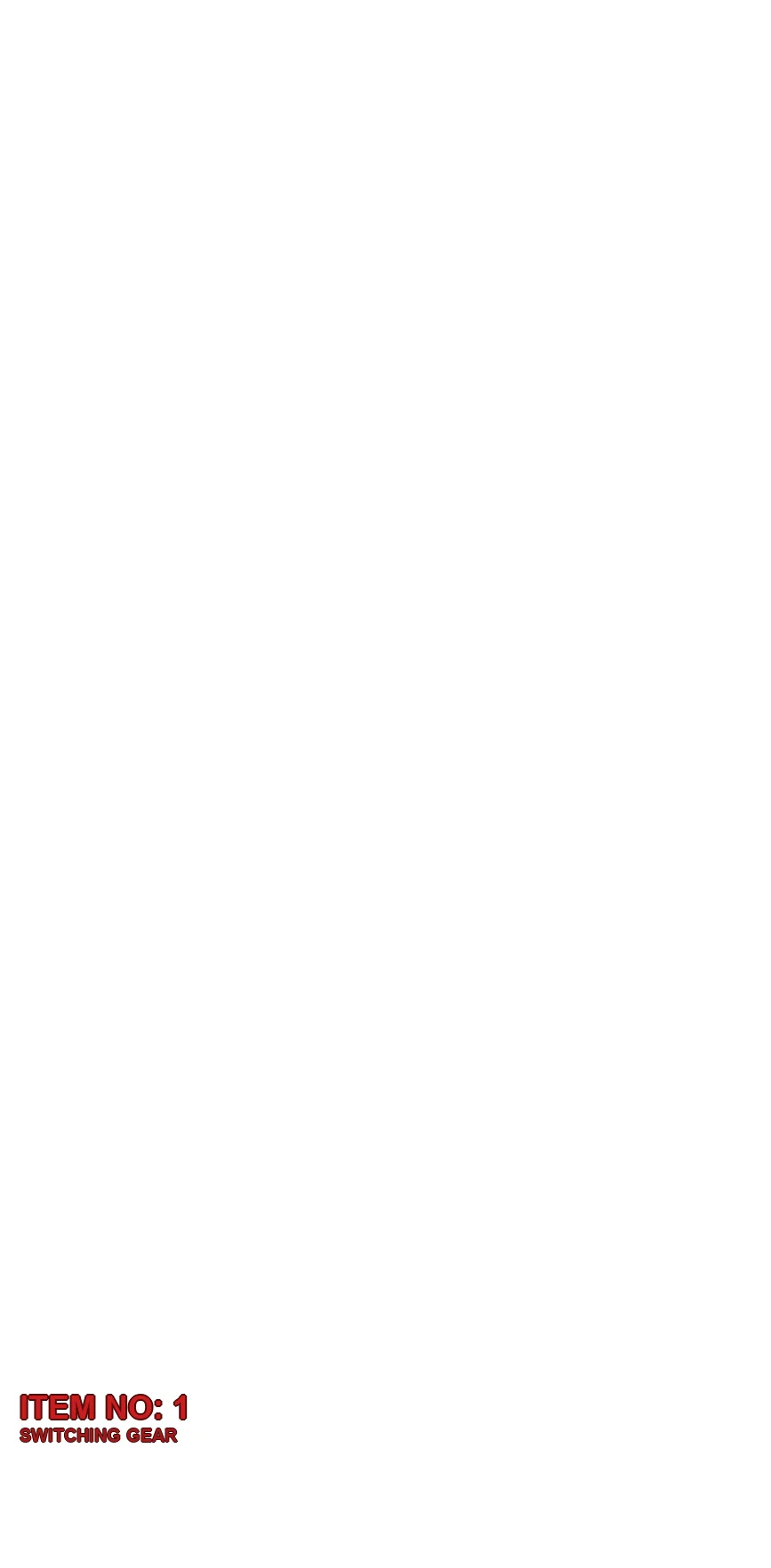3217 9990 00 SWITCHING GEAR - Technical Drawing