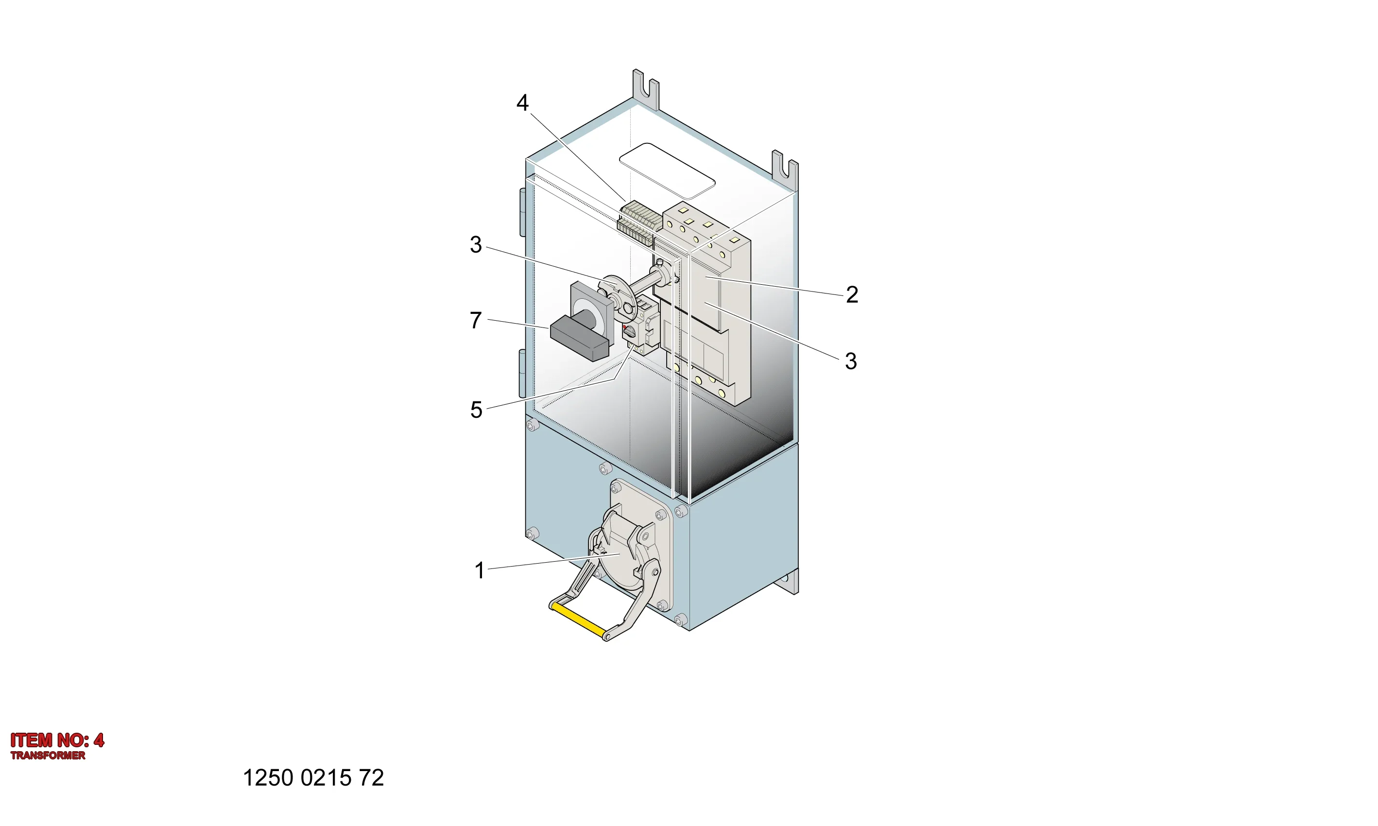 3217 9990 05 TRANSFORMER - Technical Drawing