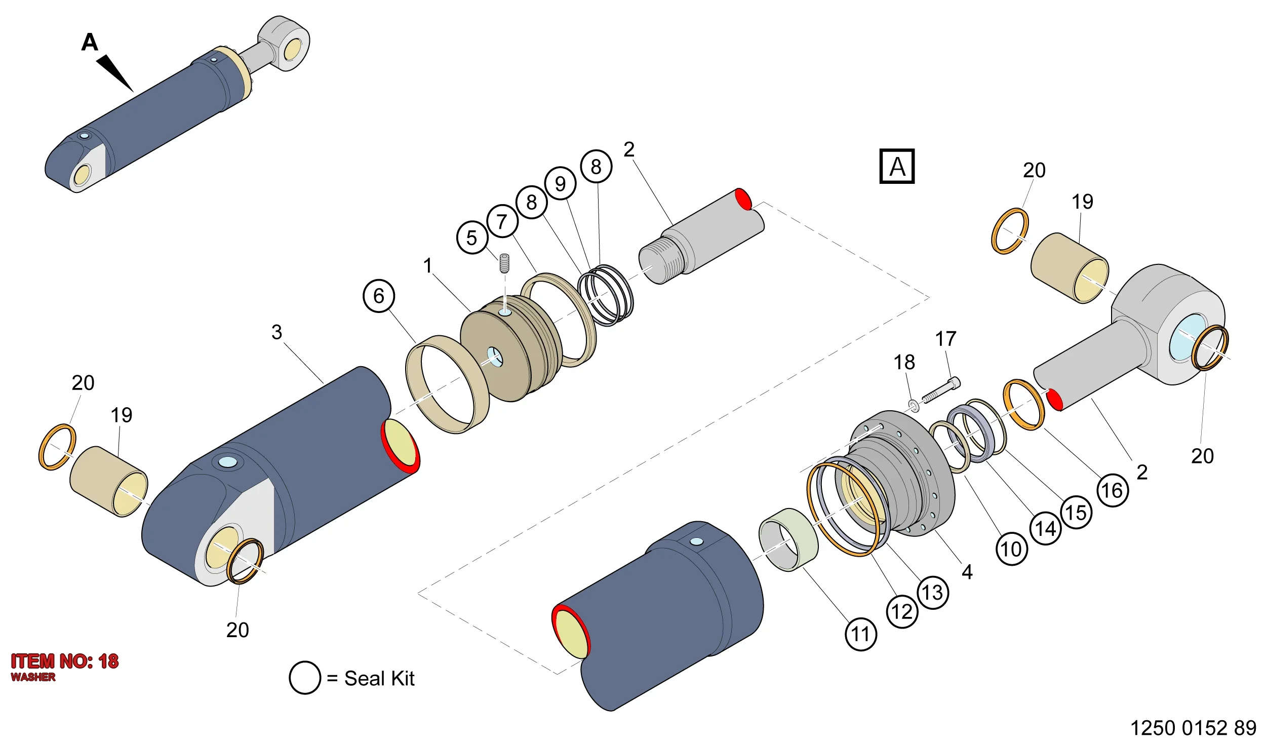 3218 2006 89 WASHER - Technical Drawing