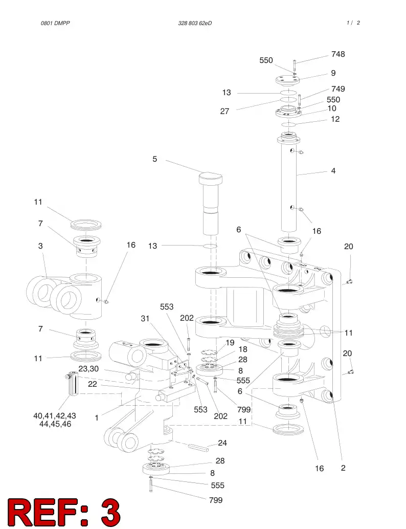 32193108 321 931 08 CROSS PIECE MACHINING TB150 - Sandvik Technical Drawing