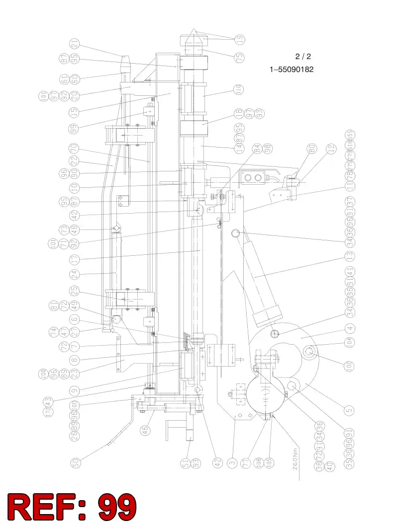 32217408 322 174 08 BEARING HOUSING - Sandvik Technical Drawing