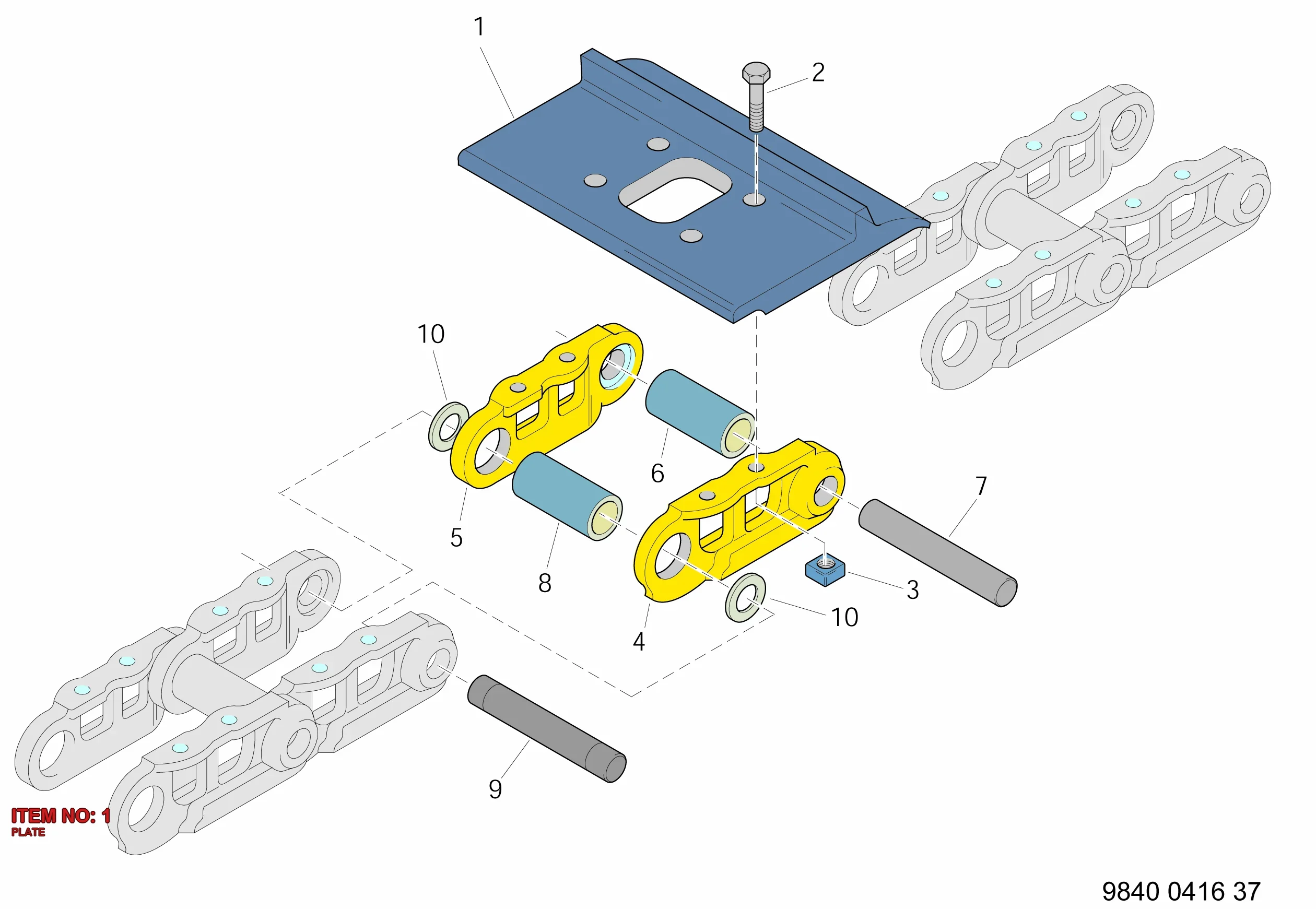 3222 0114 31 PLATE - Technical Drawing