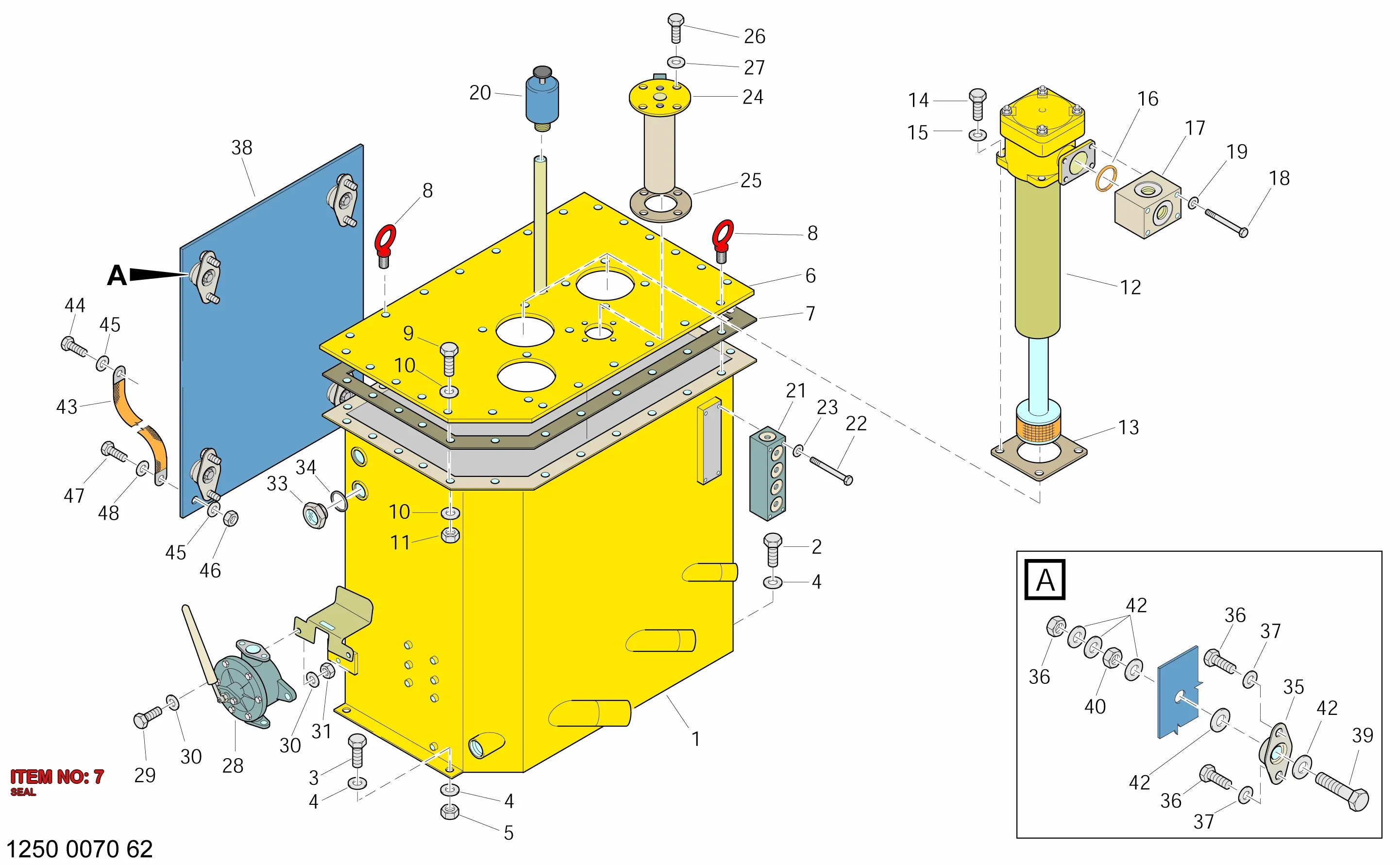 3222 2436 00 SEAL - Technical Drawing