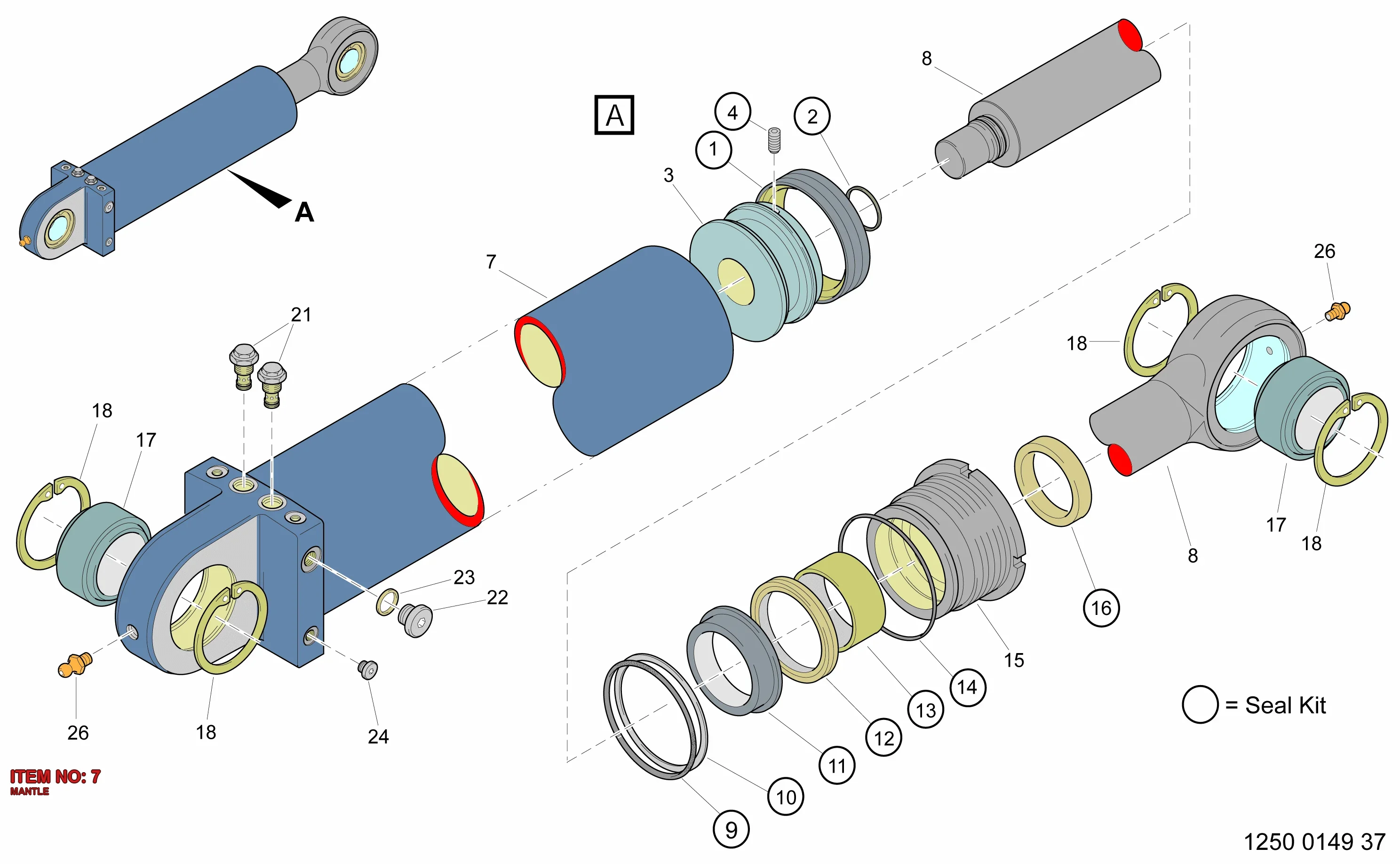 3222 2900 24 MANTLE - Technical Drawing