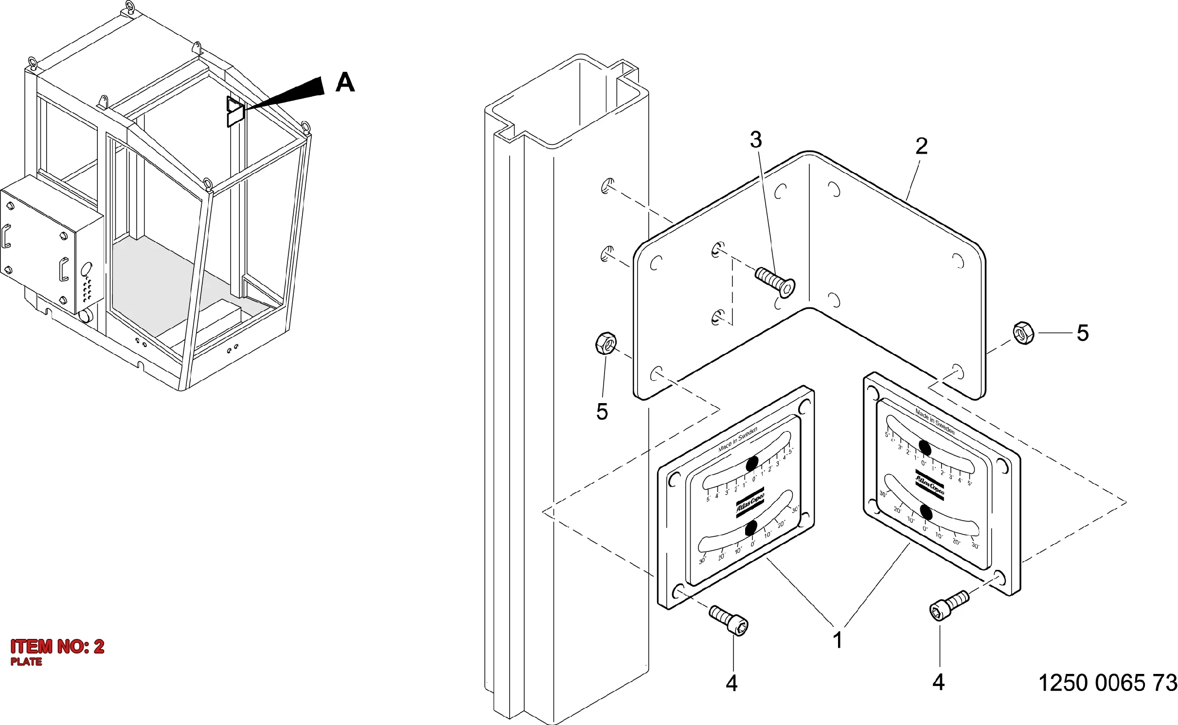 3222 3006 36 PLATE - Technical Drawing