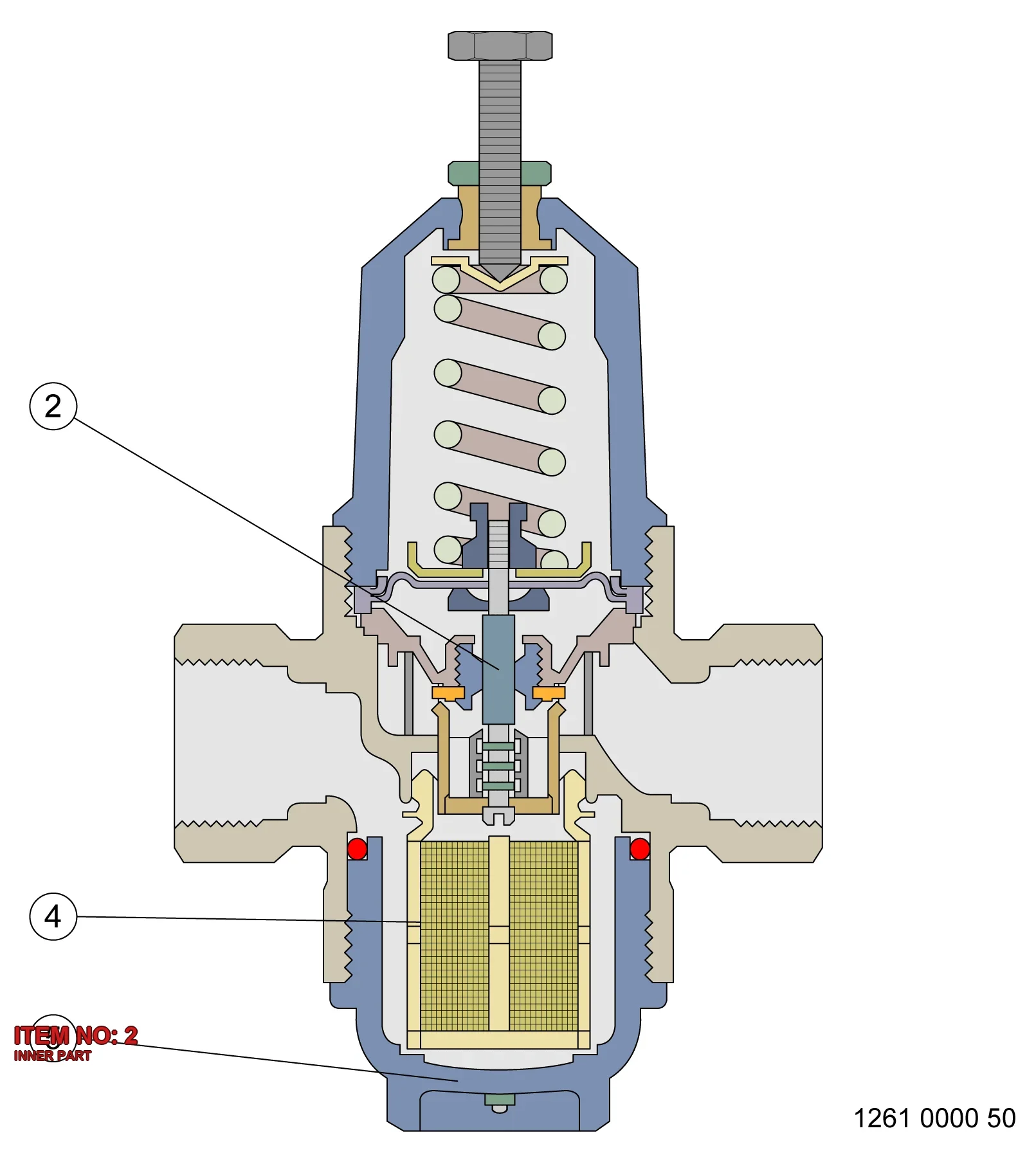 3222 3037 88 INNER PART - Technical Drawing