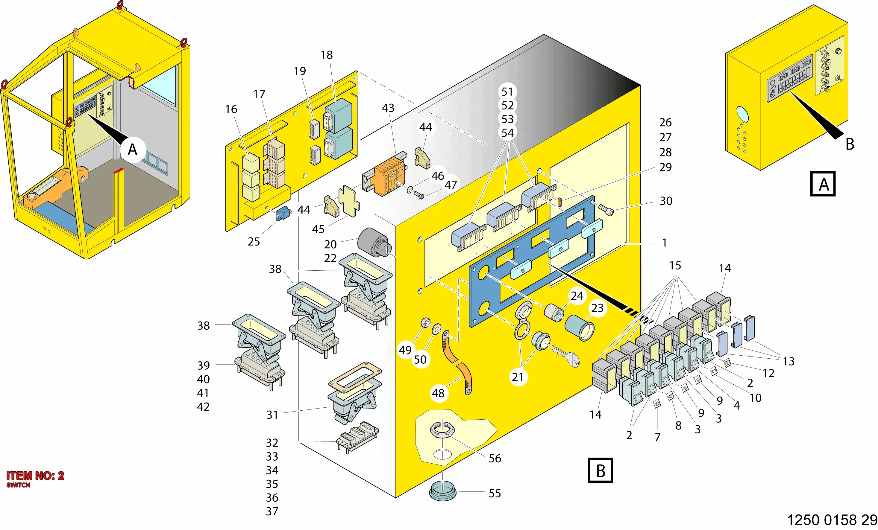 3222 3047 09 SWITCH - Technical Drawing