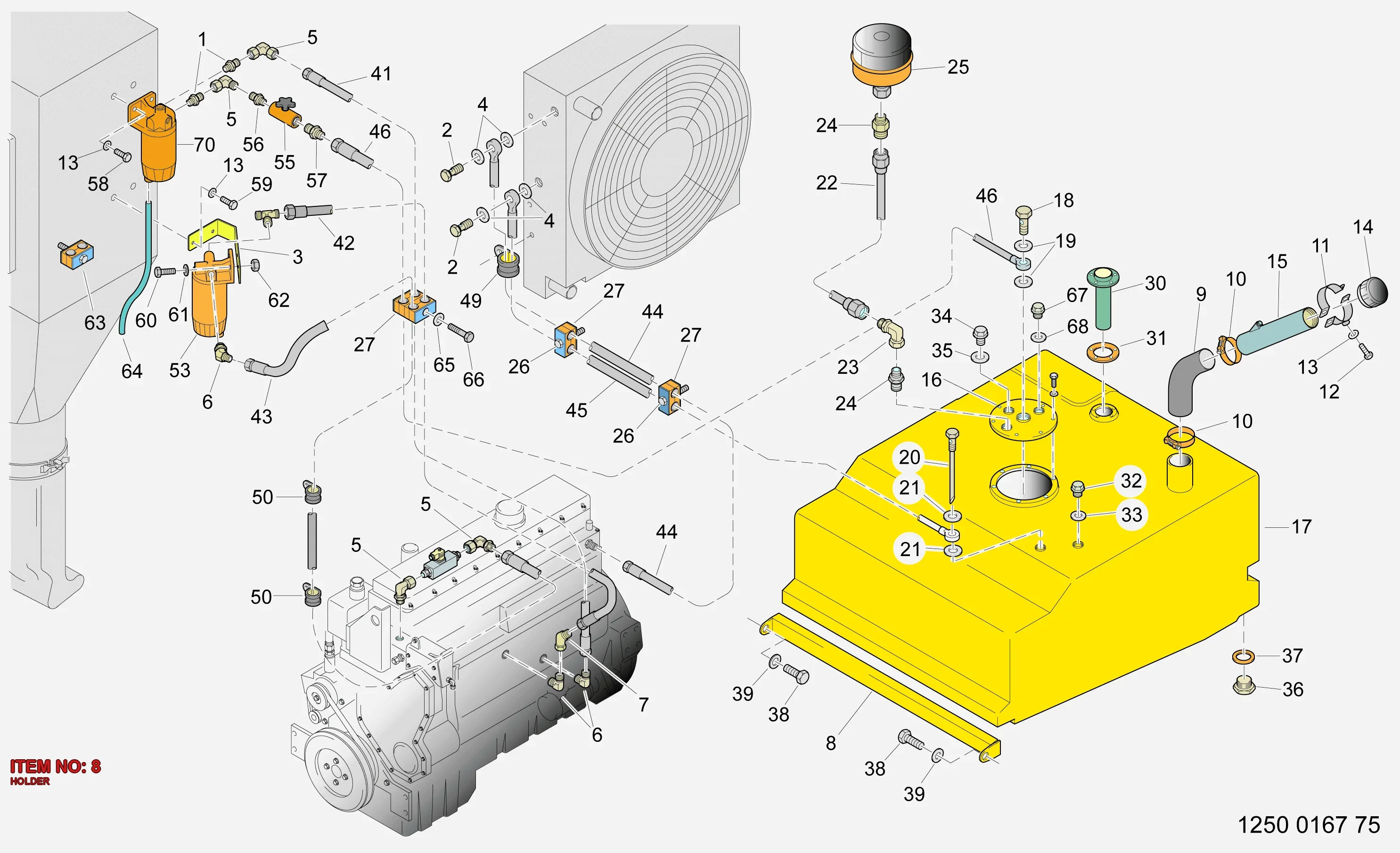 3222 3048 37 HOLDER - Technical Drawing