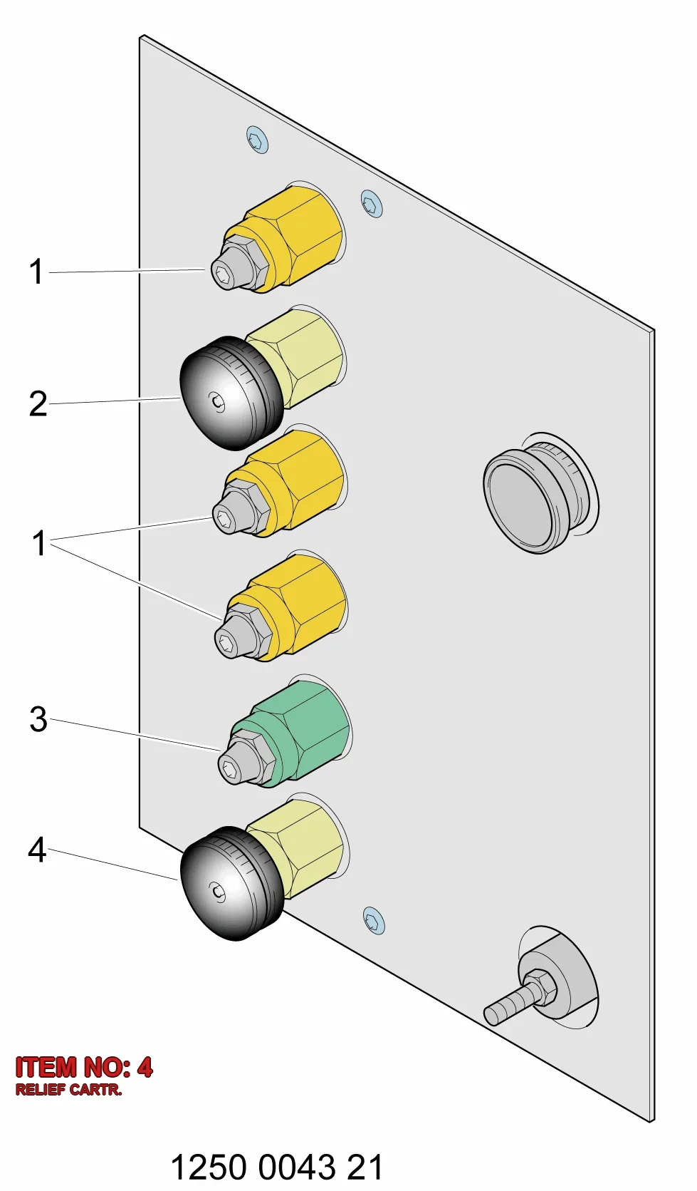 3222 3062 67 RELIEF CARTR. - Technical Drawing