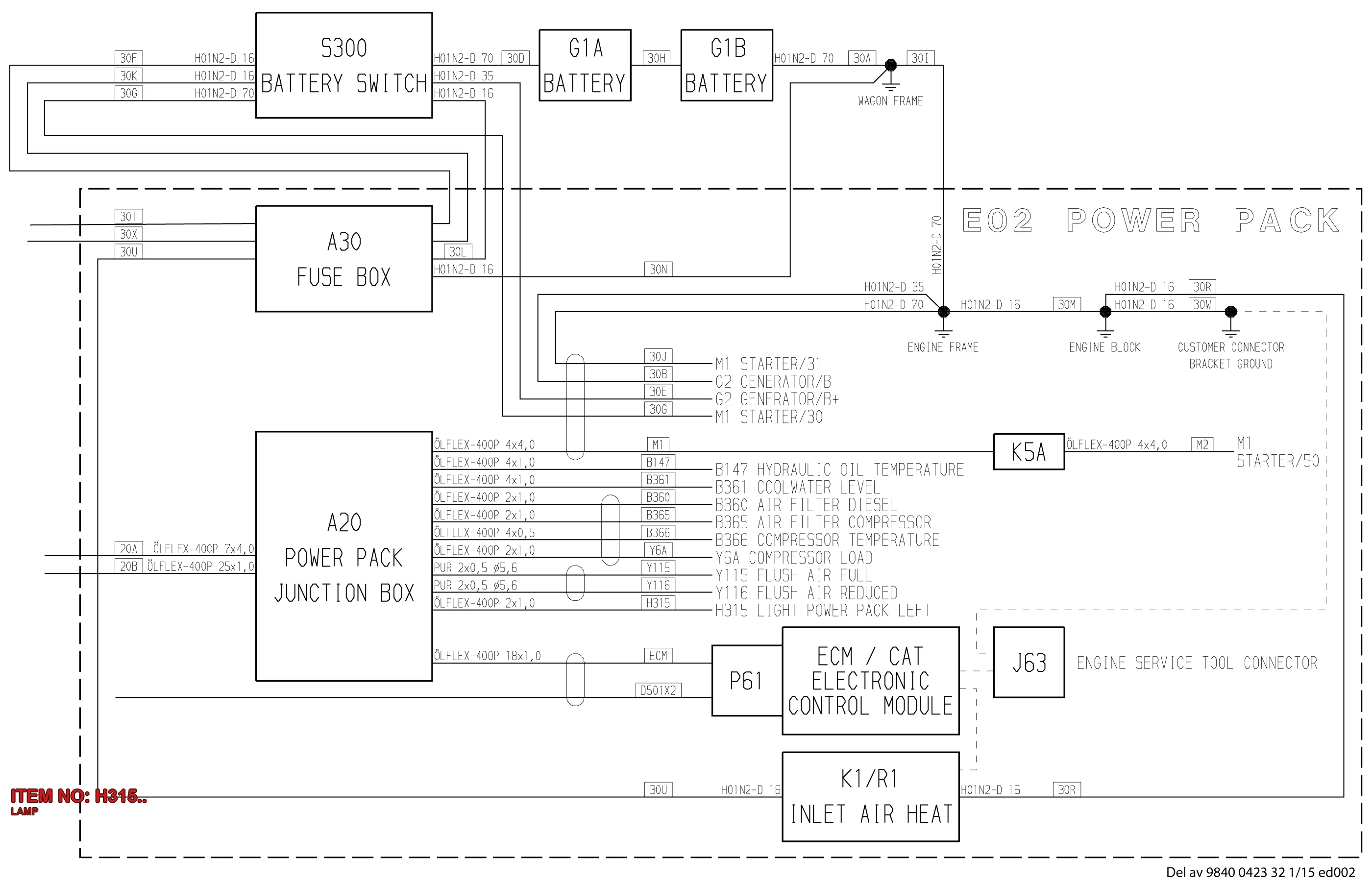 3222 3065 49 LAMP - Technical Drawing