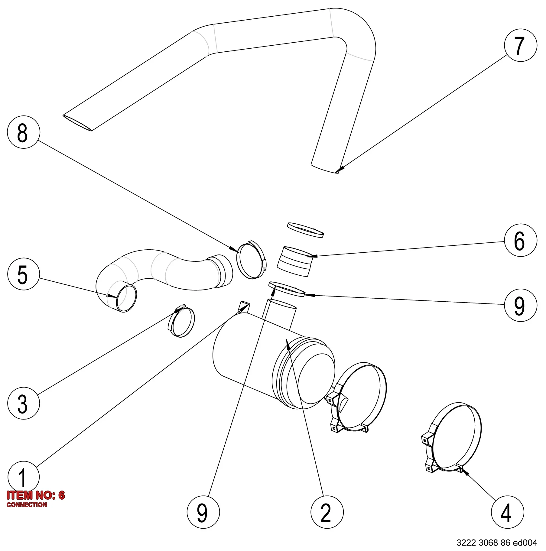 3222 3071 44 CONNECTION - Technical Drawing