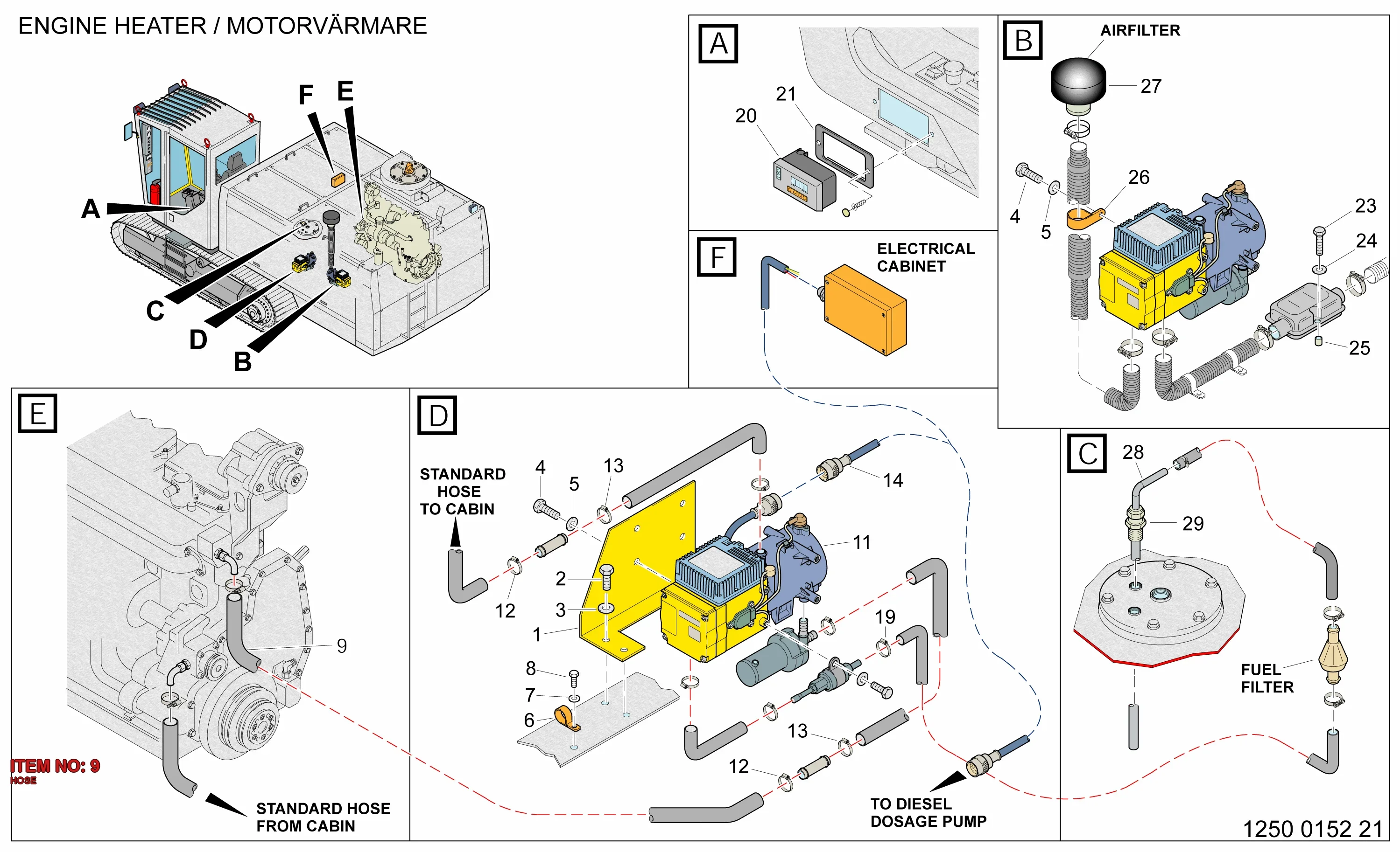 3222 3071 64 HOSE - Technical Drawing