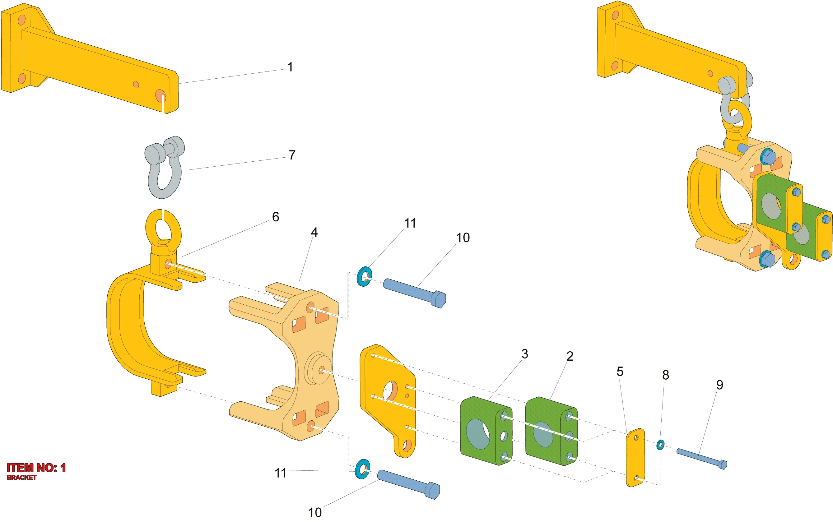 3222 3091 86 BRACKET - Technical Drawing
