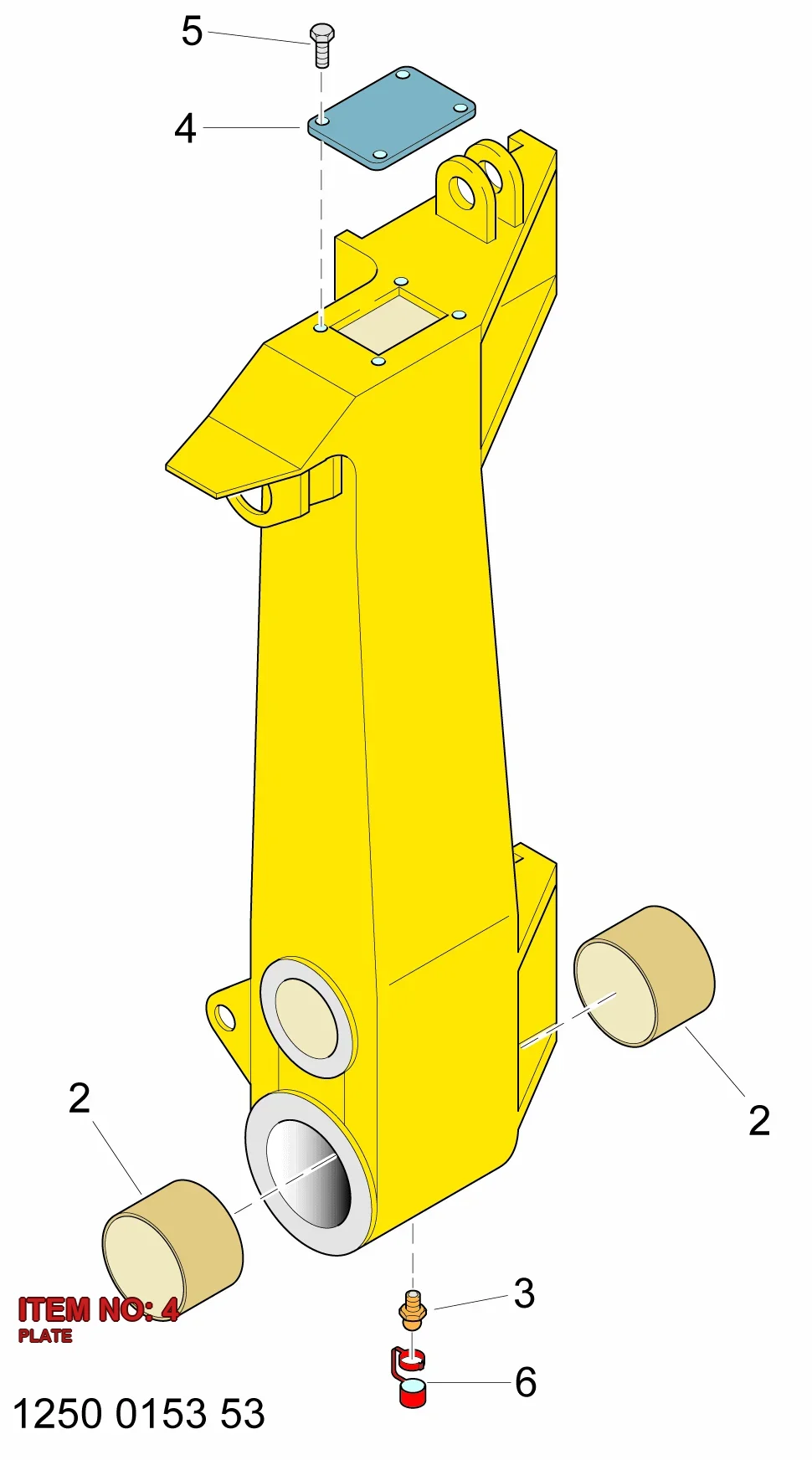 3222 3098 30 PLATE - Technical Drawing