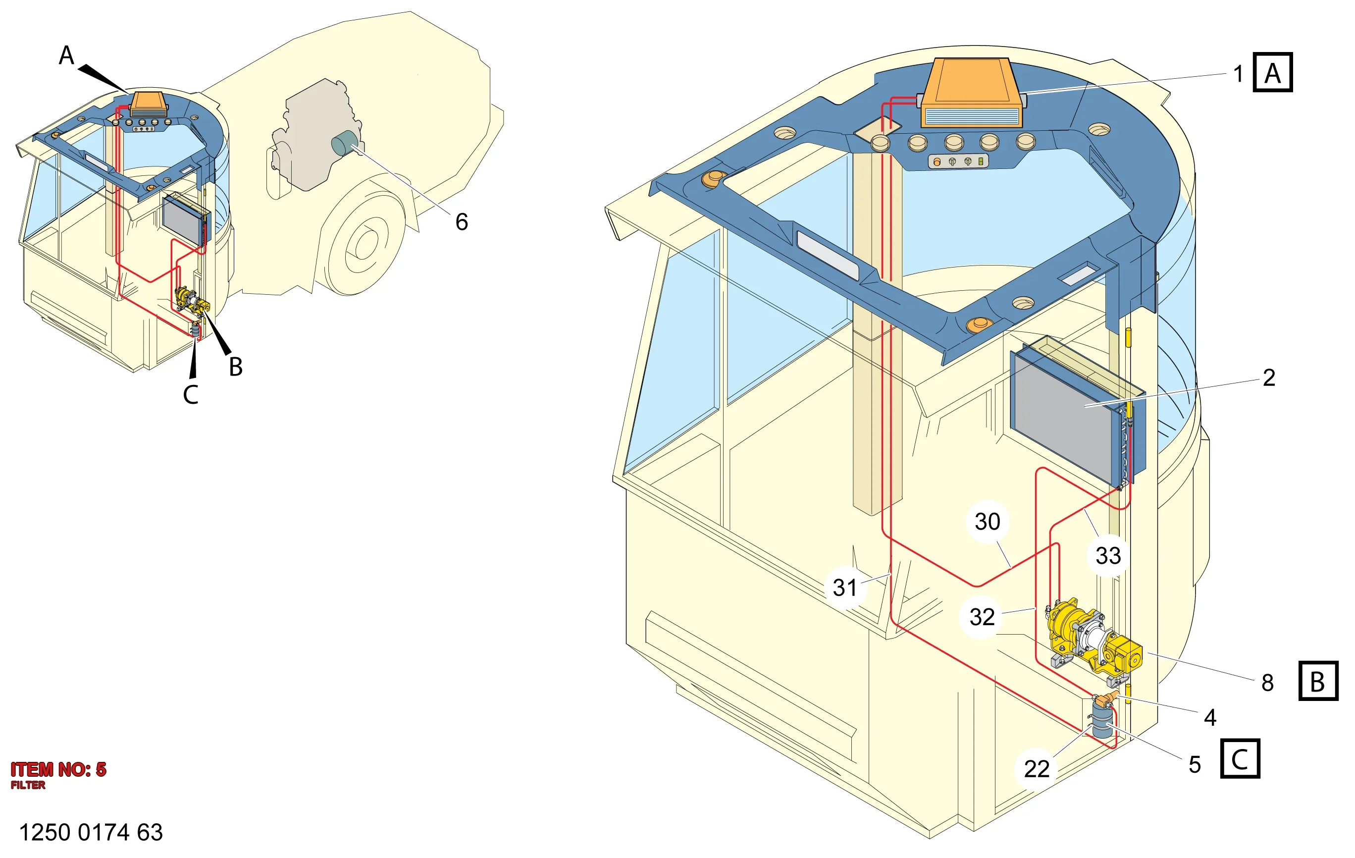 3222 3104 47 FILTER - Technical Drawing