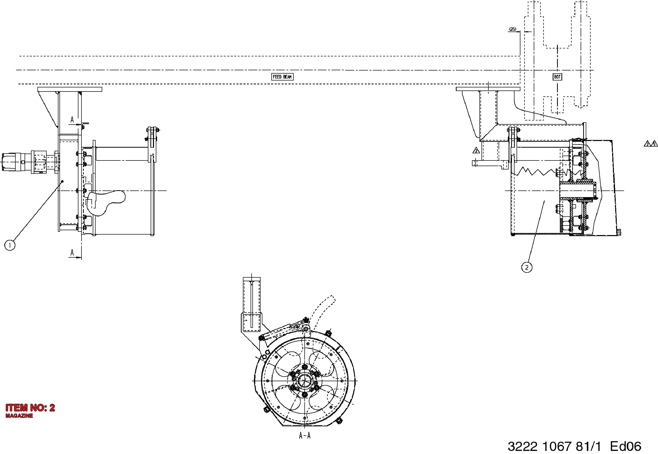 3222 3106 03 MAGAZINE - Technical Drawing