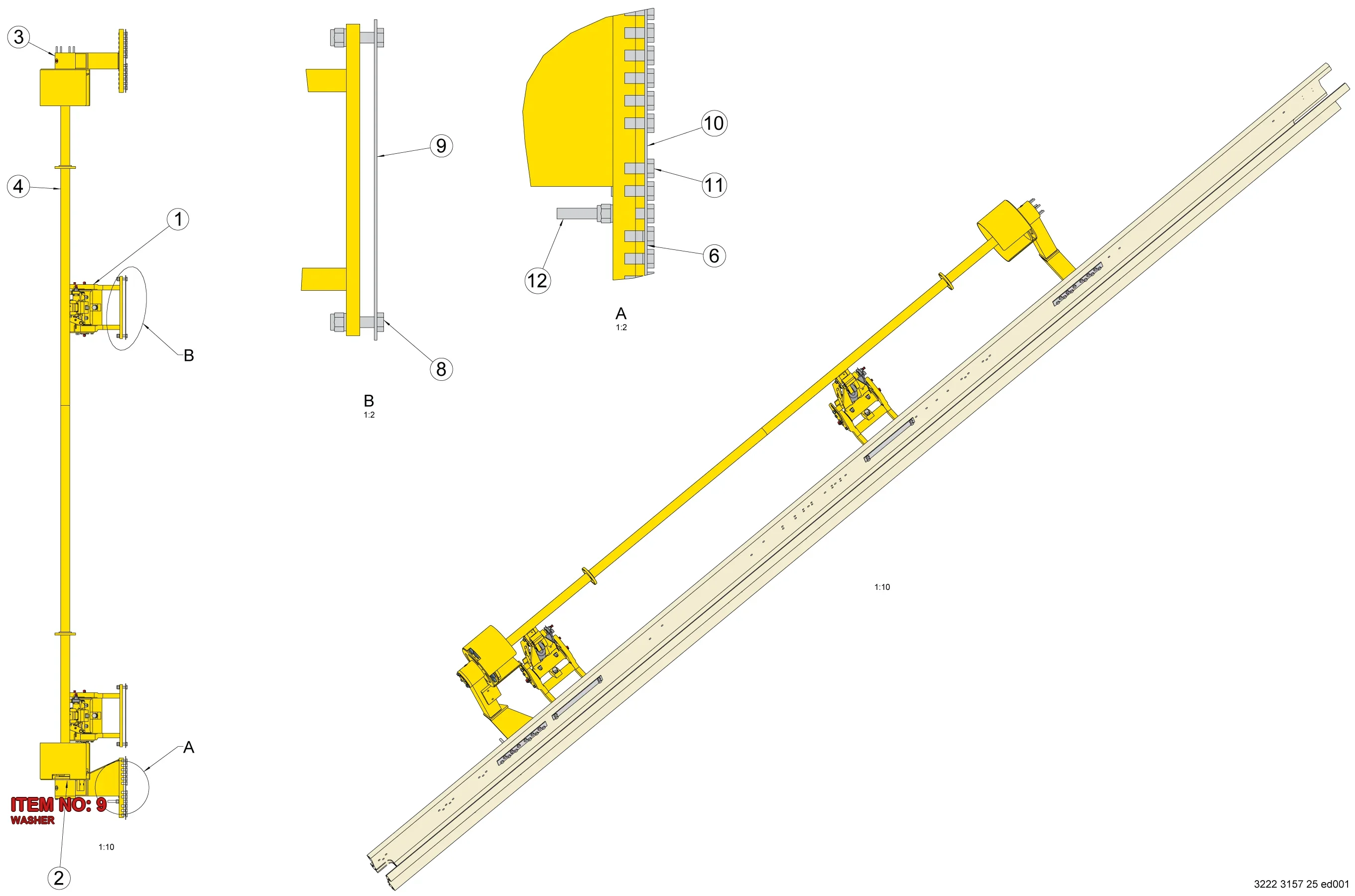 3222 3106 65 WASHER - Technical Drawing