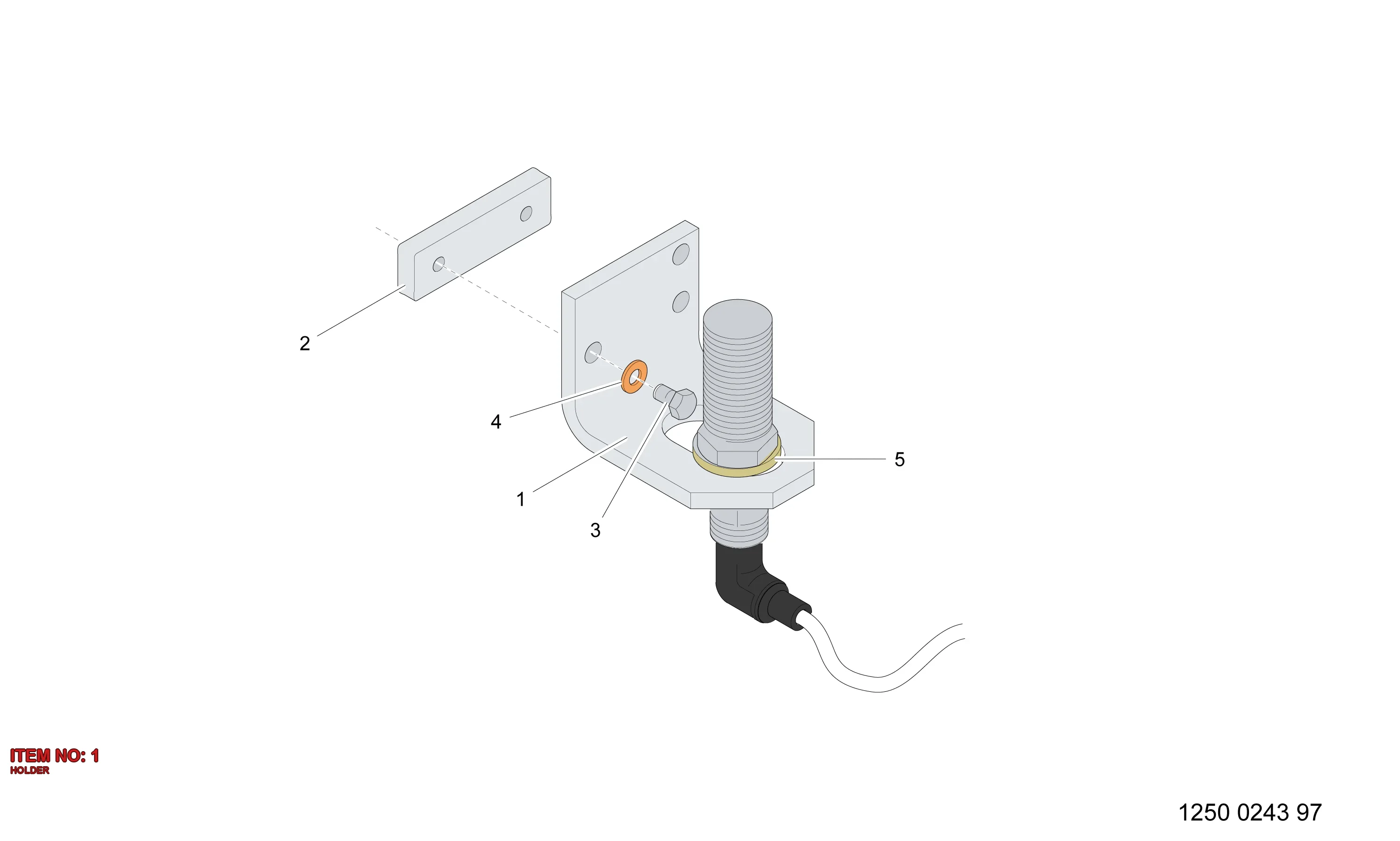 3222 3111 29 HOLDER - Technical Drawing