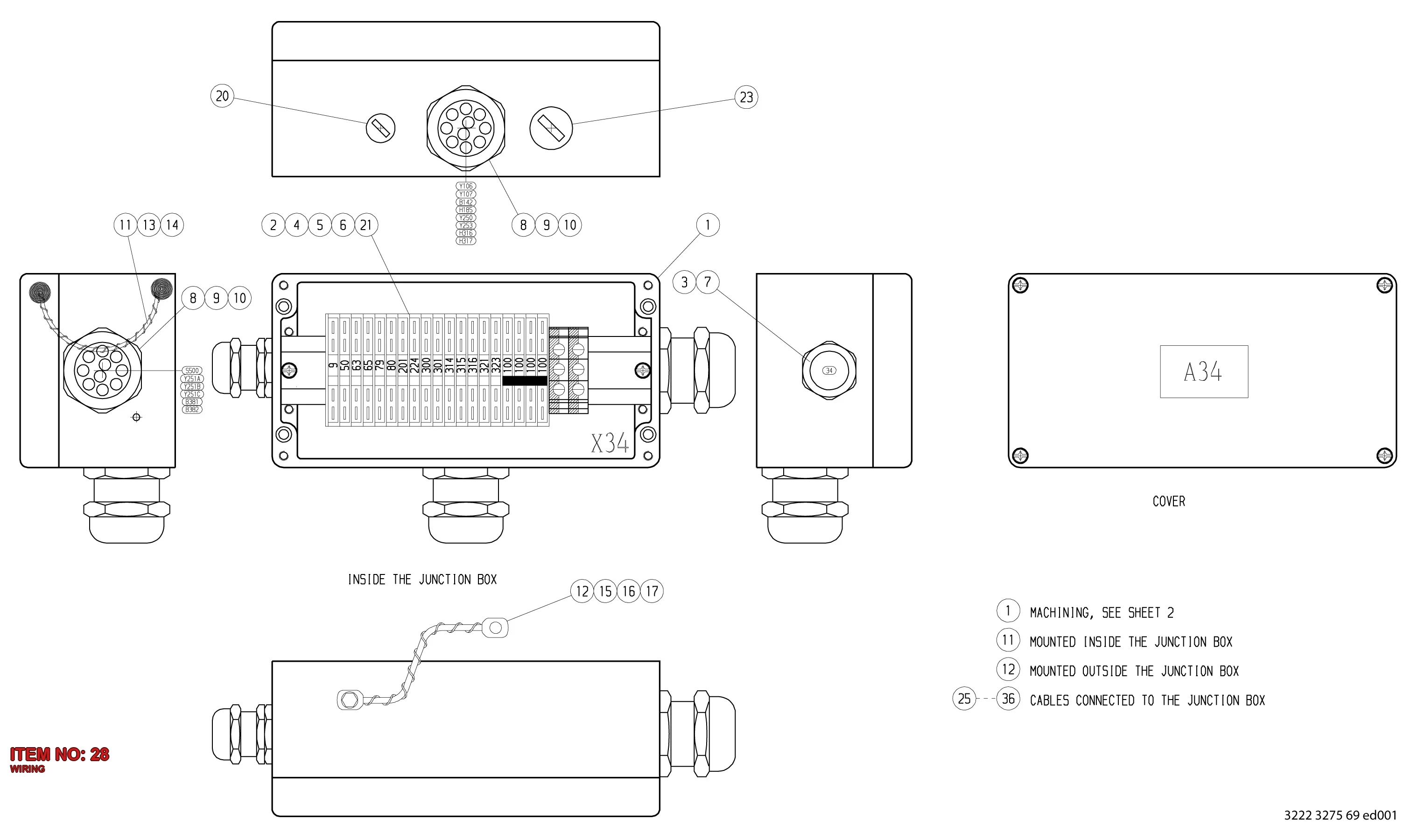 3222 3114 14 WIRING - Technical Drawing