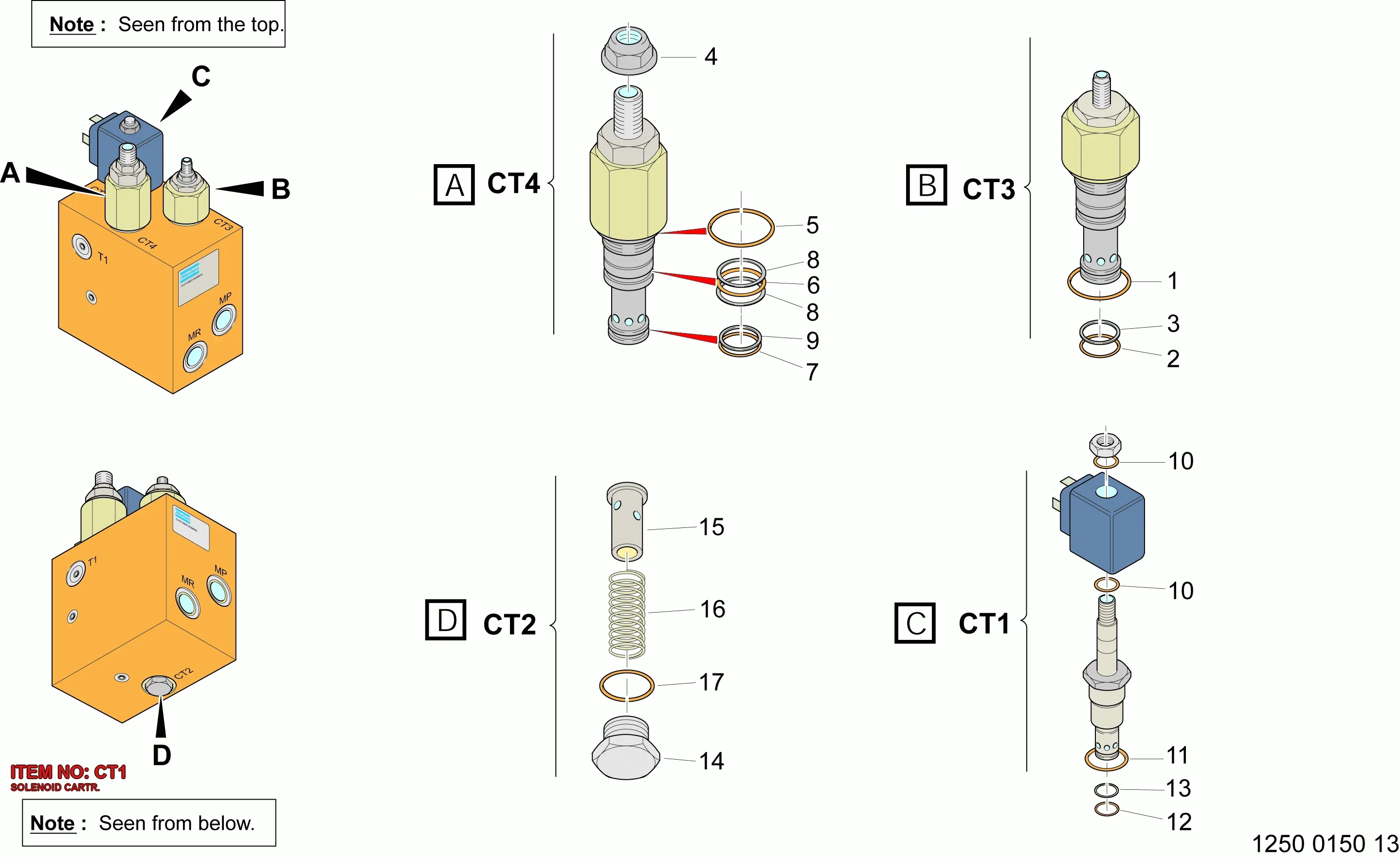 3222 3117 84 SOLENOID CARTR. - Technical Drawing