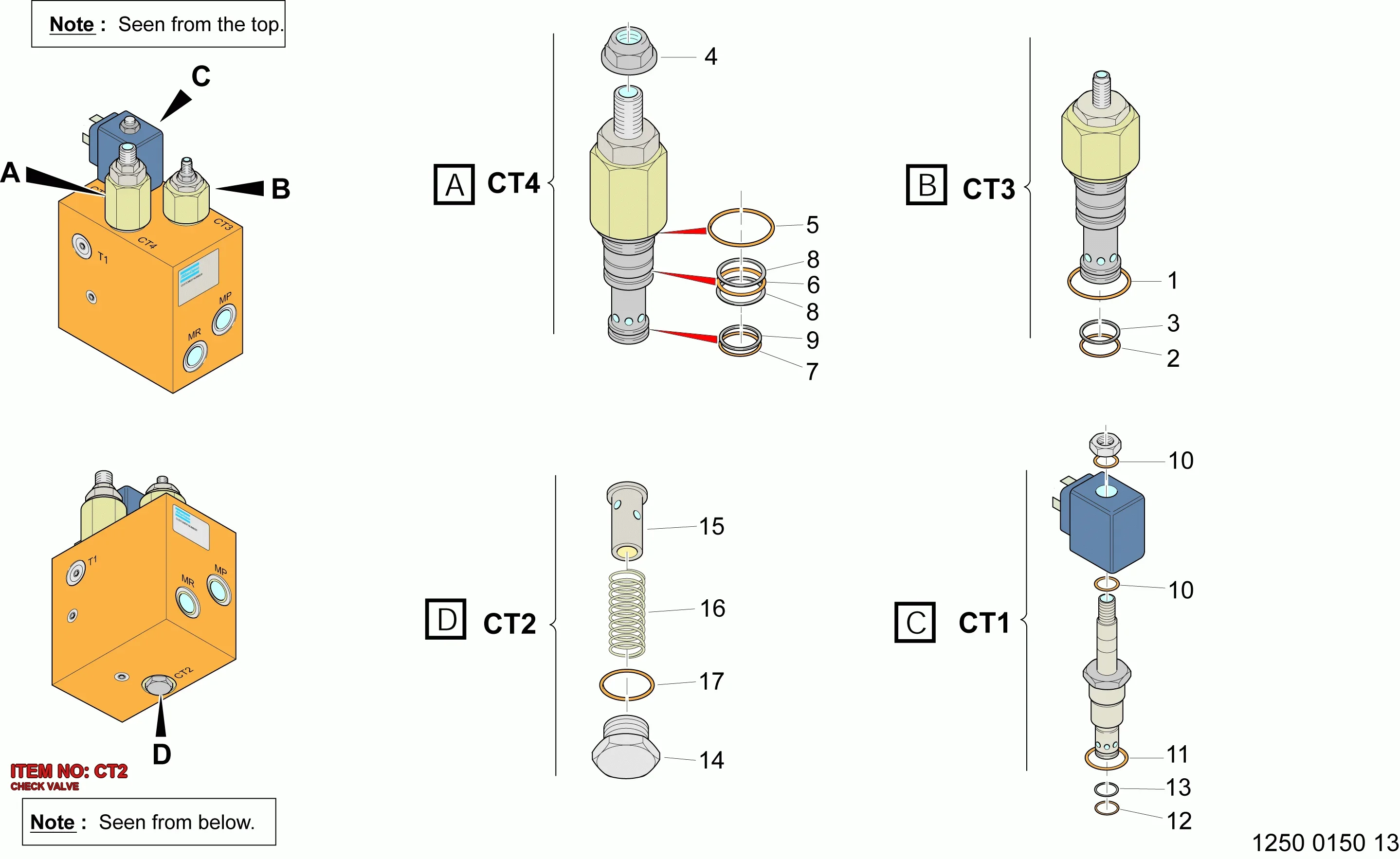 3222 3117 85 CHECK VALVE - Technical Drawing