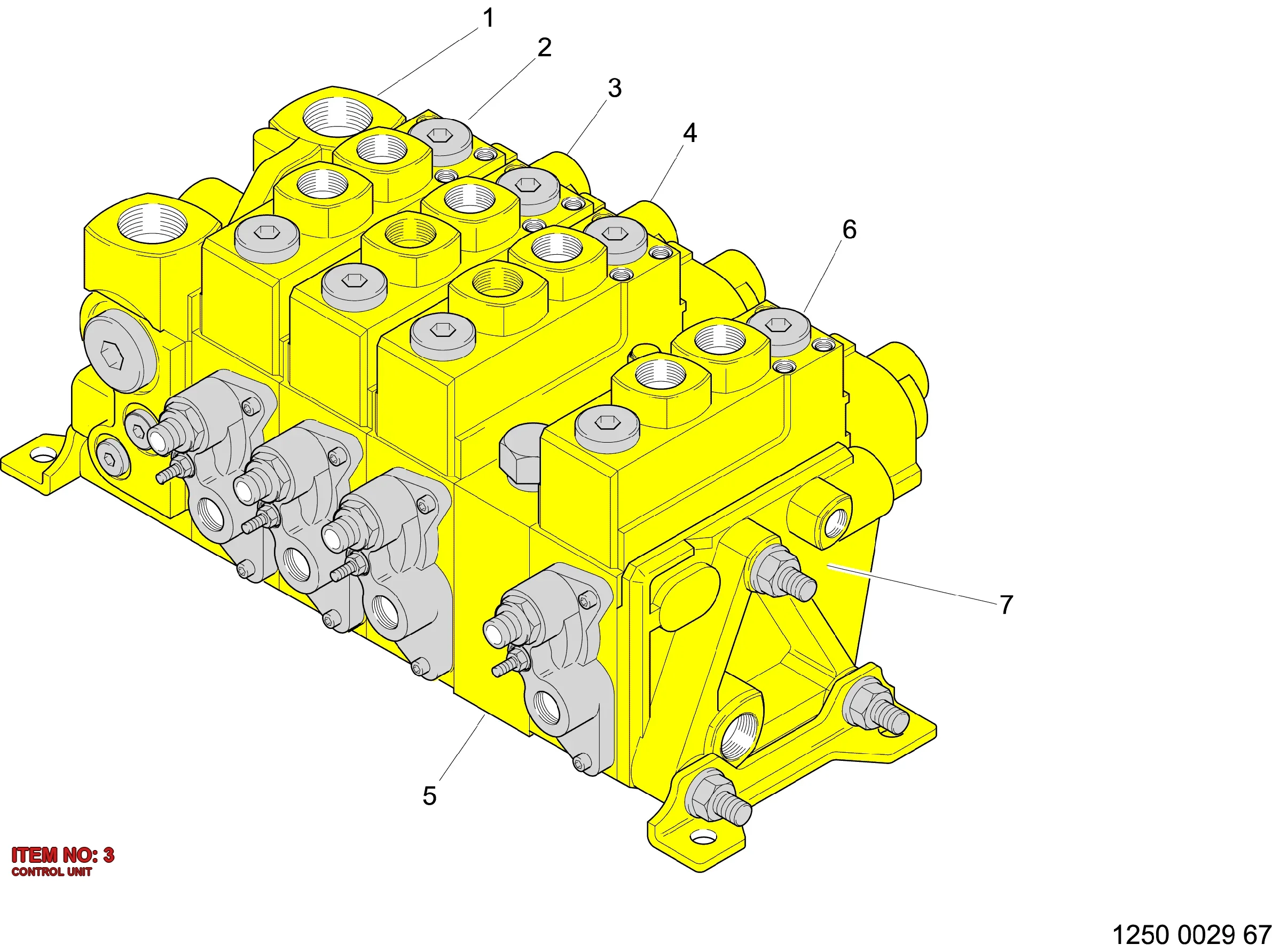3222 3124 37 CONTROL UNIT - Technical Drawing