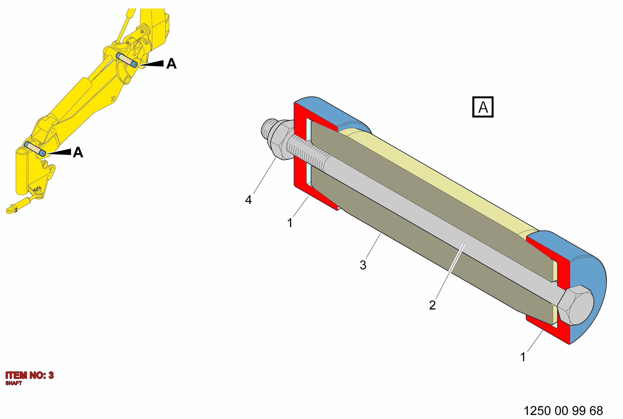 3222 3130 09 SHAFT - Technical Drawing