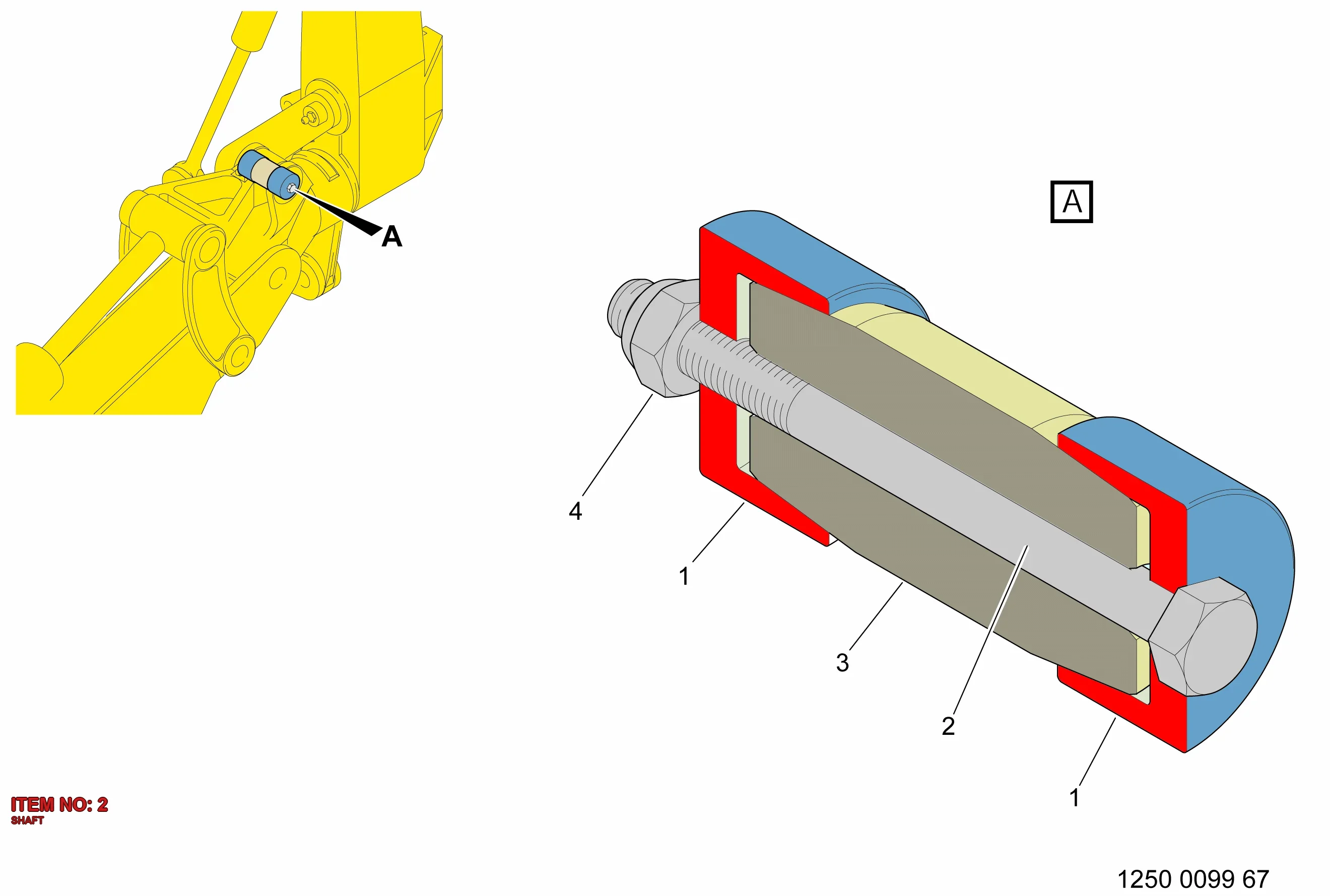 3222 3130 32 SHAFT - Technical Drawing