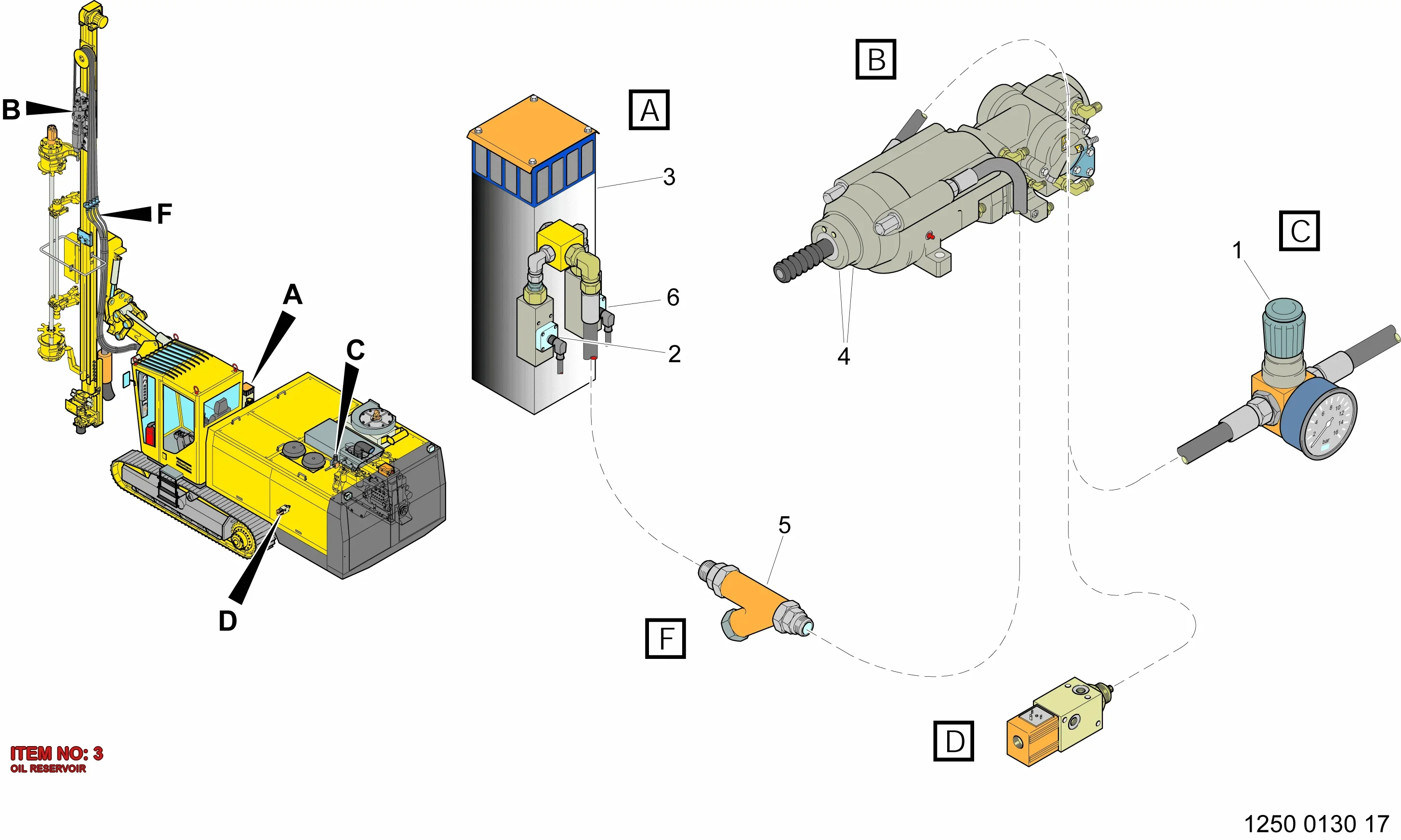3222 3140 22 OIL RESERVOIR - Technical Drawing