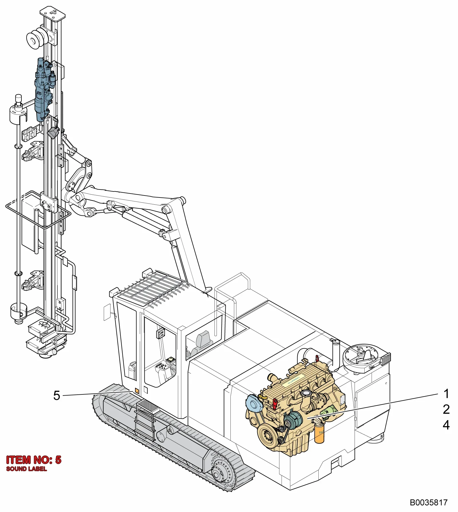 3222 3149 68 SOUND LABEL - Technical Drawing